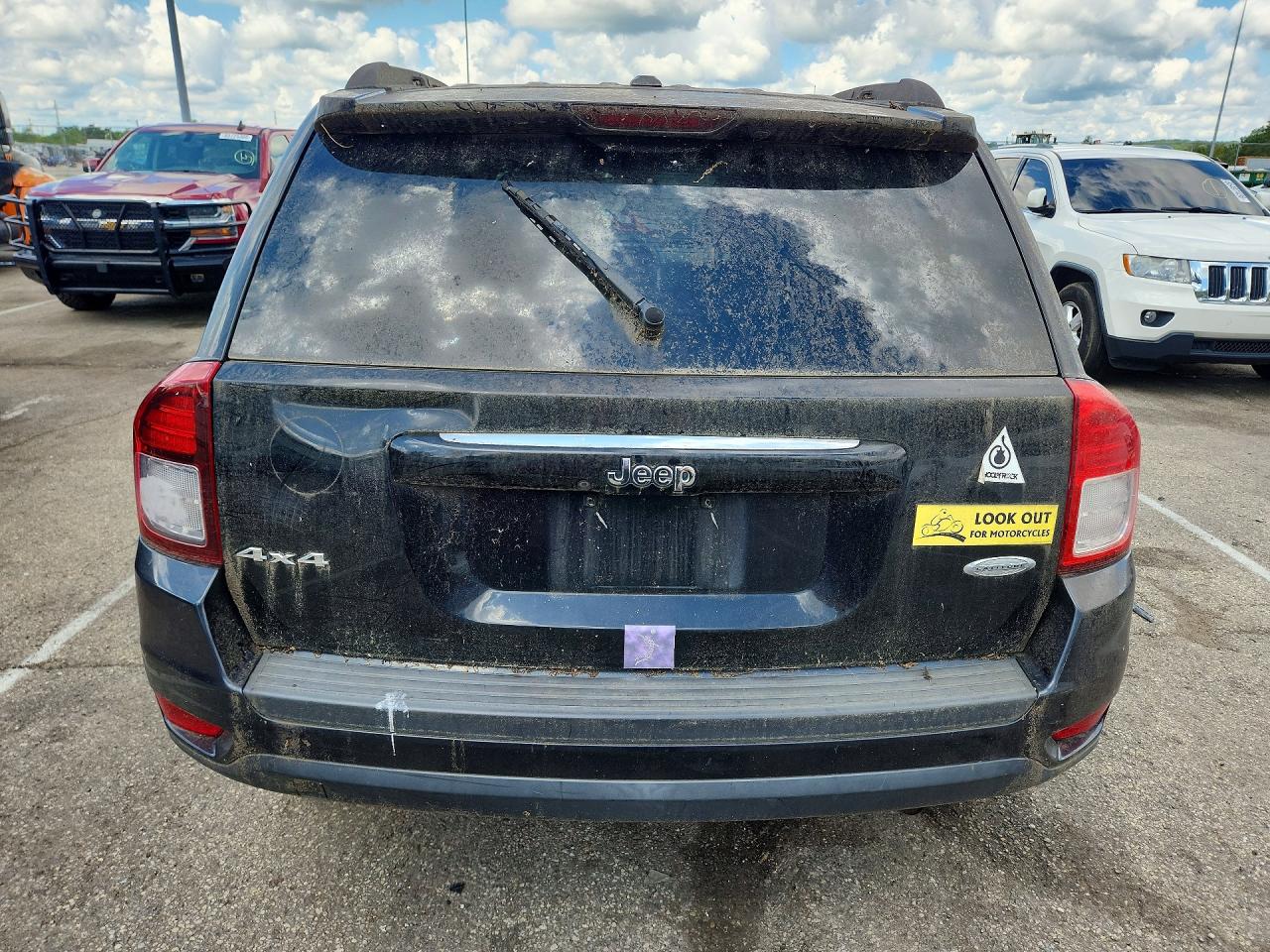 2014 Jeep Compass Latitude Black vin: 1C4NJDEB7ED809872