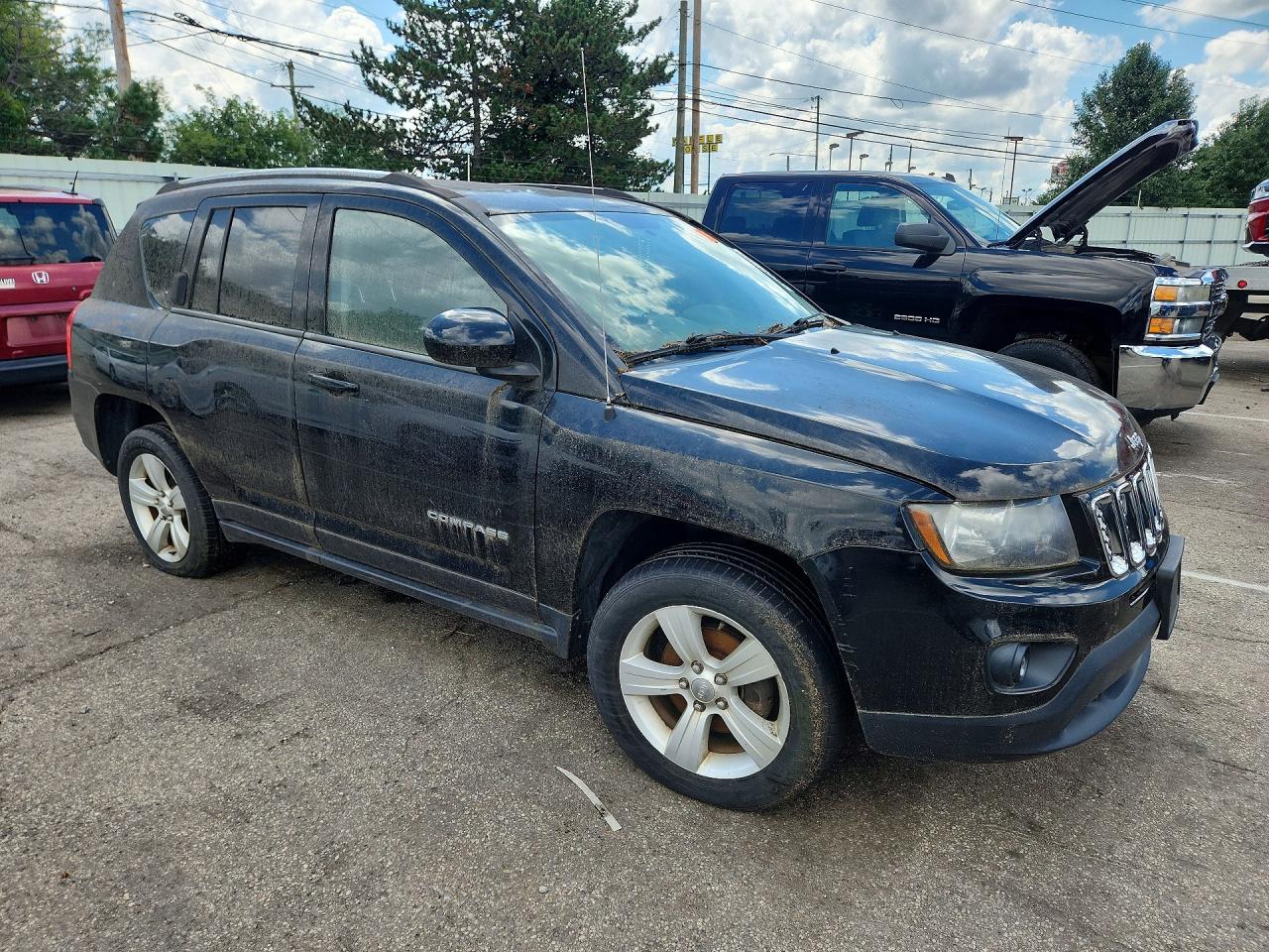 2014 Jeep Compass Latitude Black vin: 1C4NJDEB7ED809872