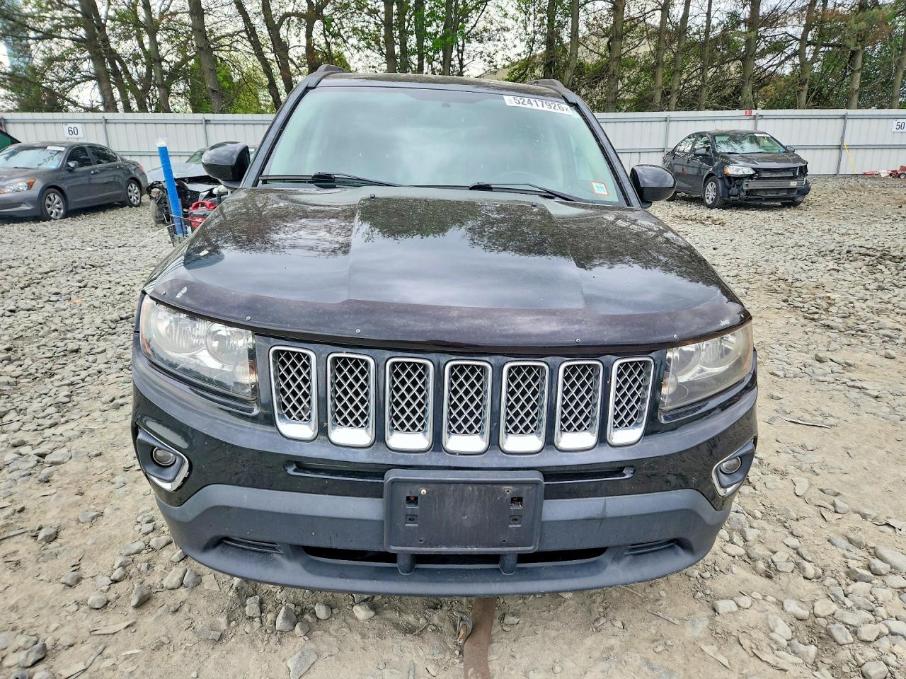 2015 Jeep Compass Latitude Черный vin: 1C4NJDEB7FD114230