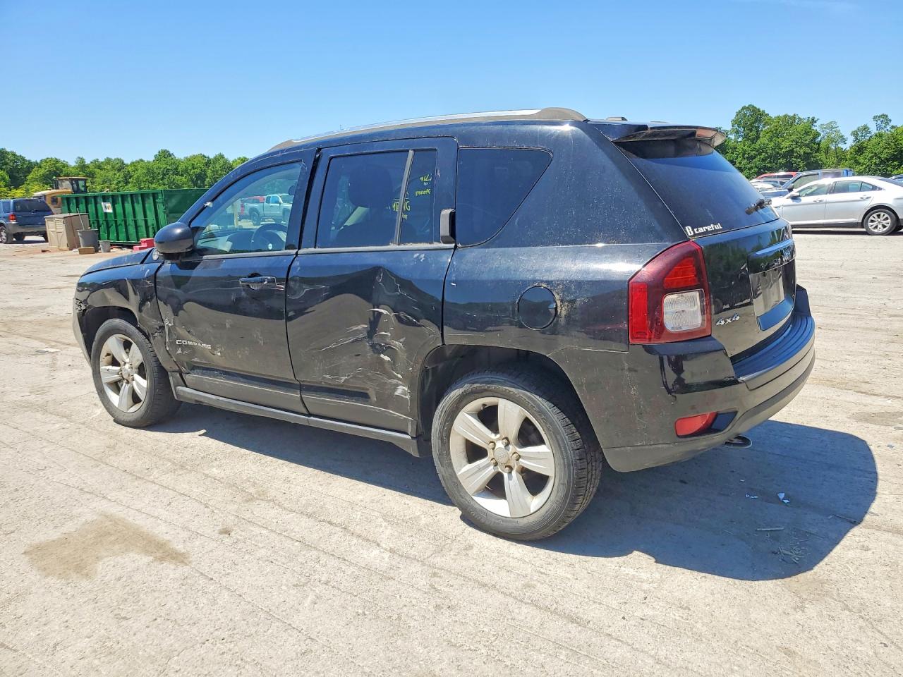 2015 Jeep Compass Latitude Black vin: 1C4NJDEB7FD136065