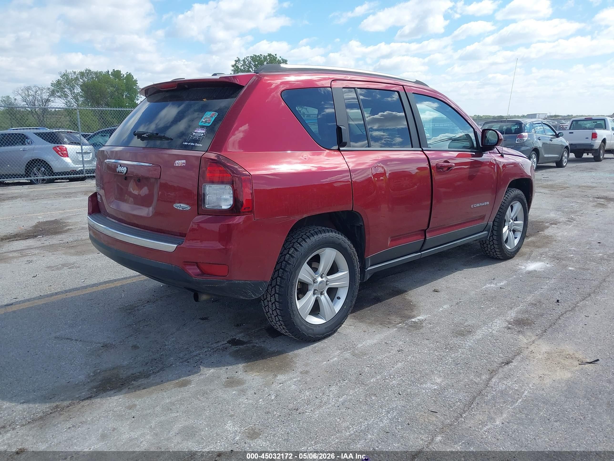 2015 Jeep Compass High Altitude Edition Red vin: 1C4NJDEB7FD206941