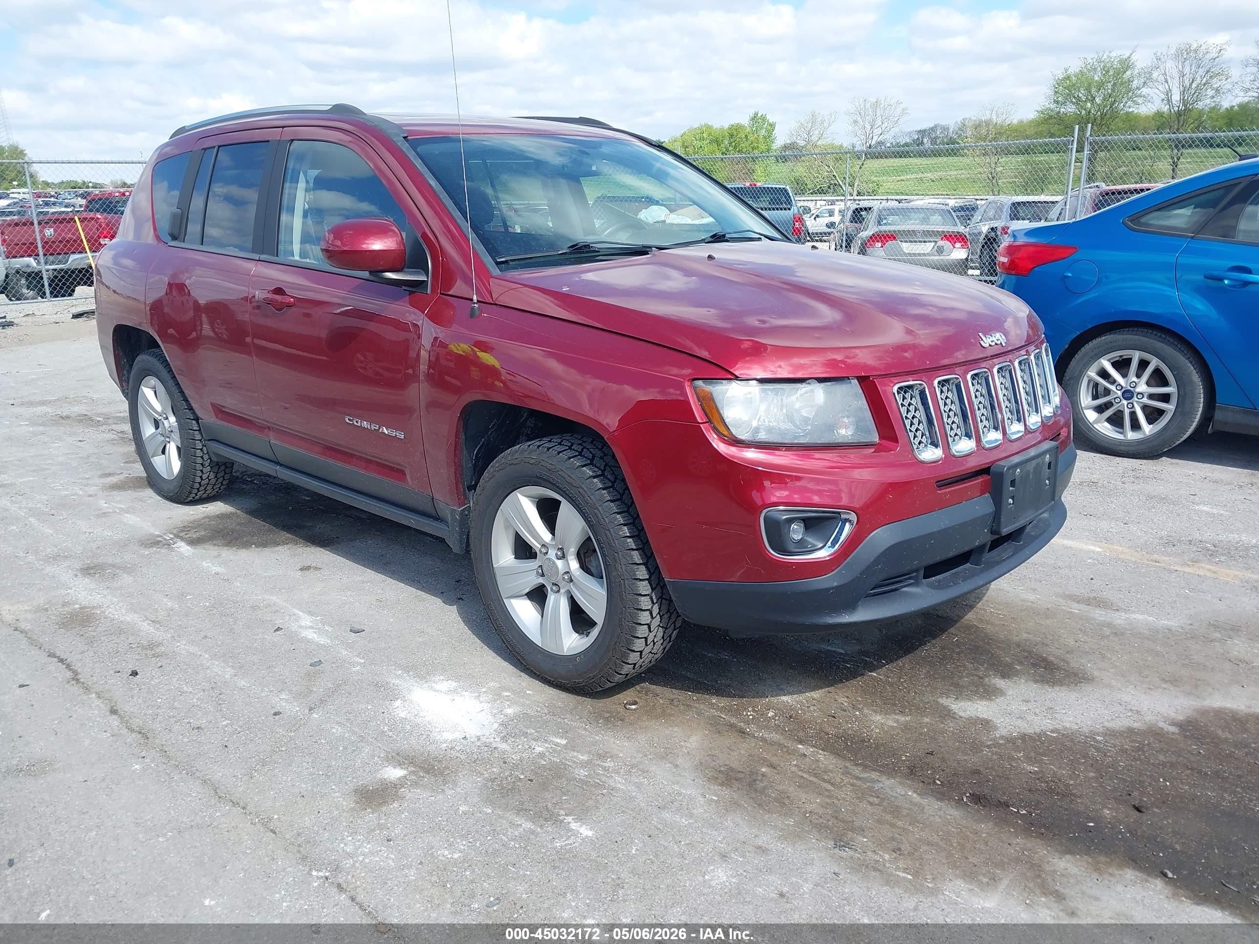 2015 Jeep Compass High Altitude Edition Red vin: 1C4NJDEB7FD206941
