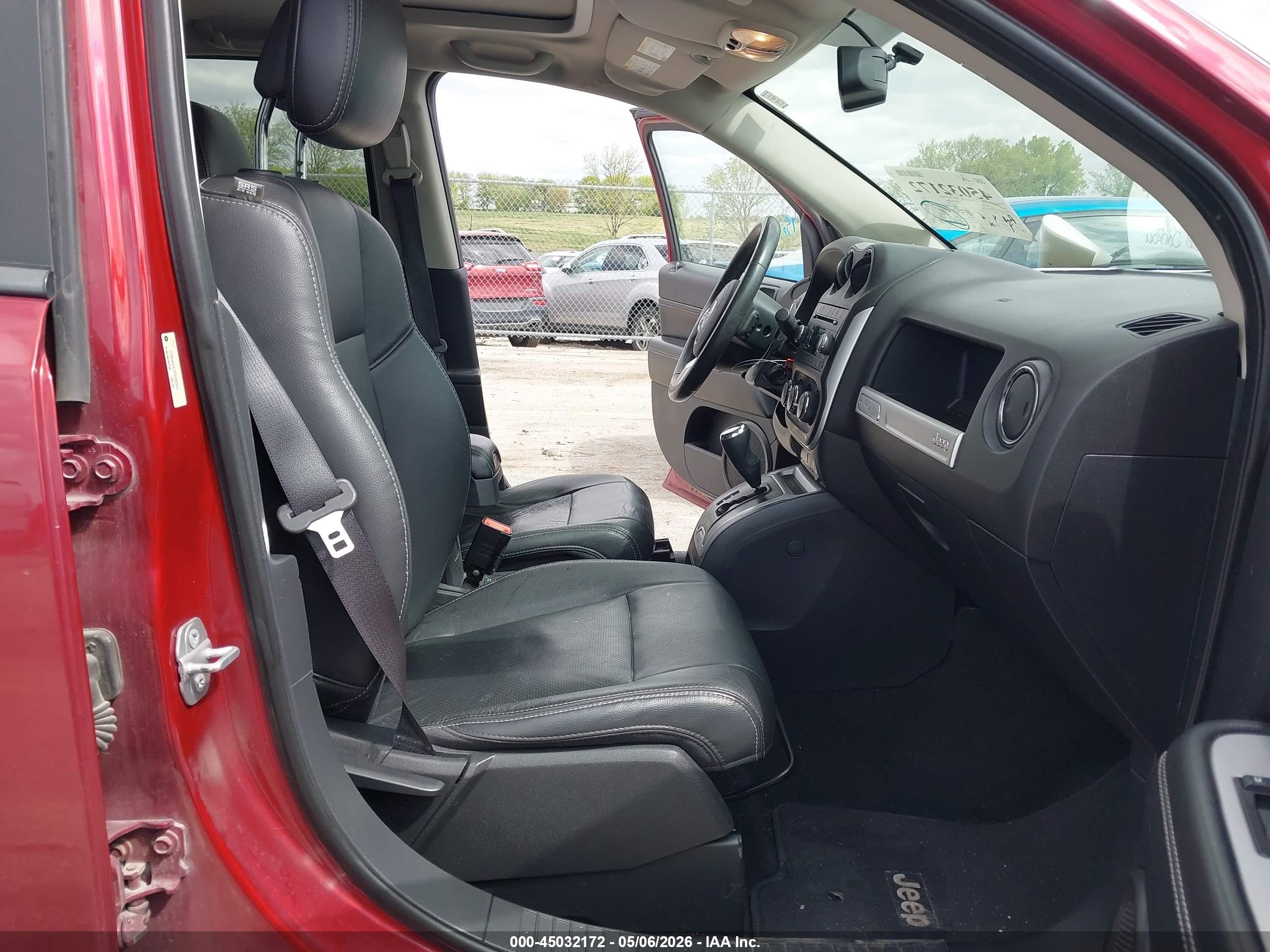 2015 Jeep Compass High Altitude Edition Red vin: 1C4NJDEB7FD206941
