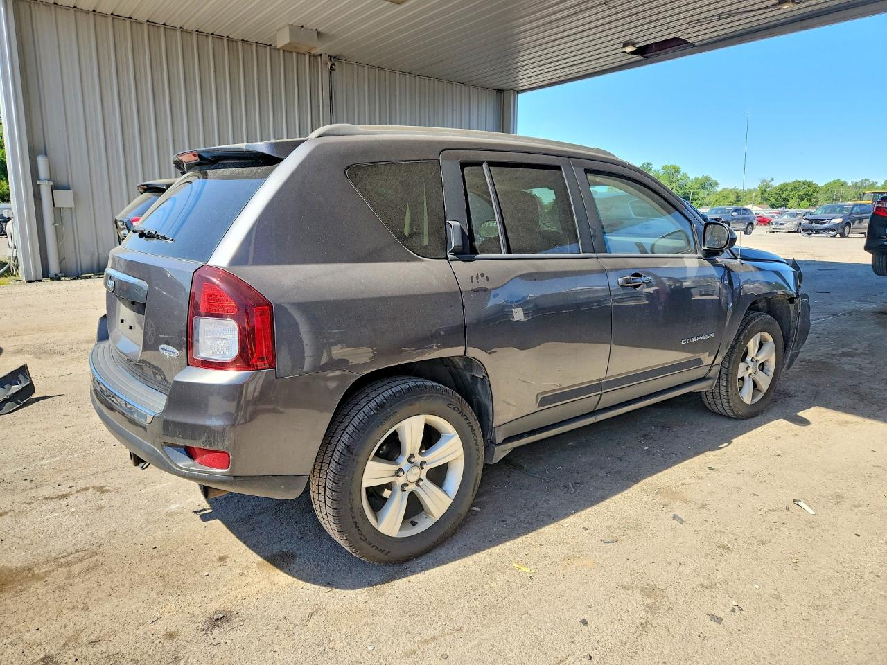 2015 Jeep Compass Latitude Серый vin: 1C4NJDEB7FD245996