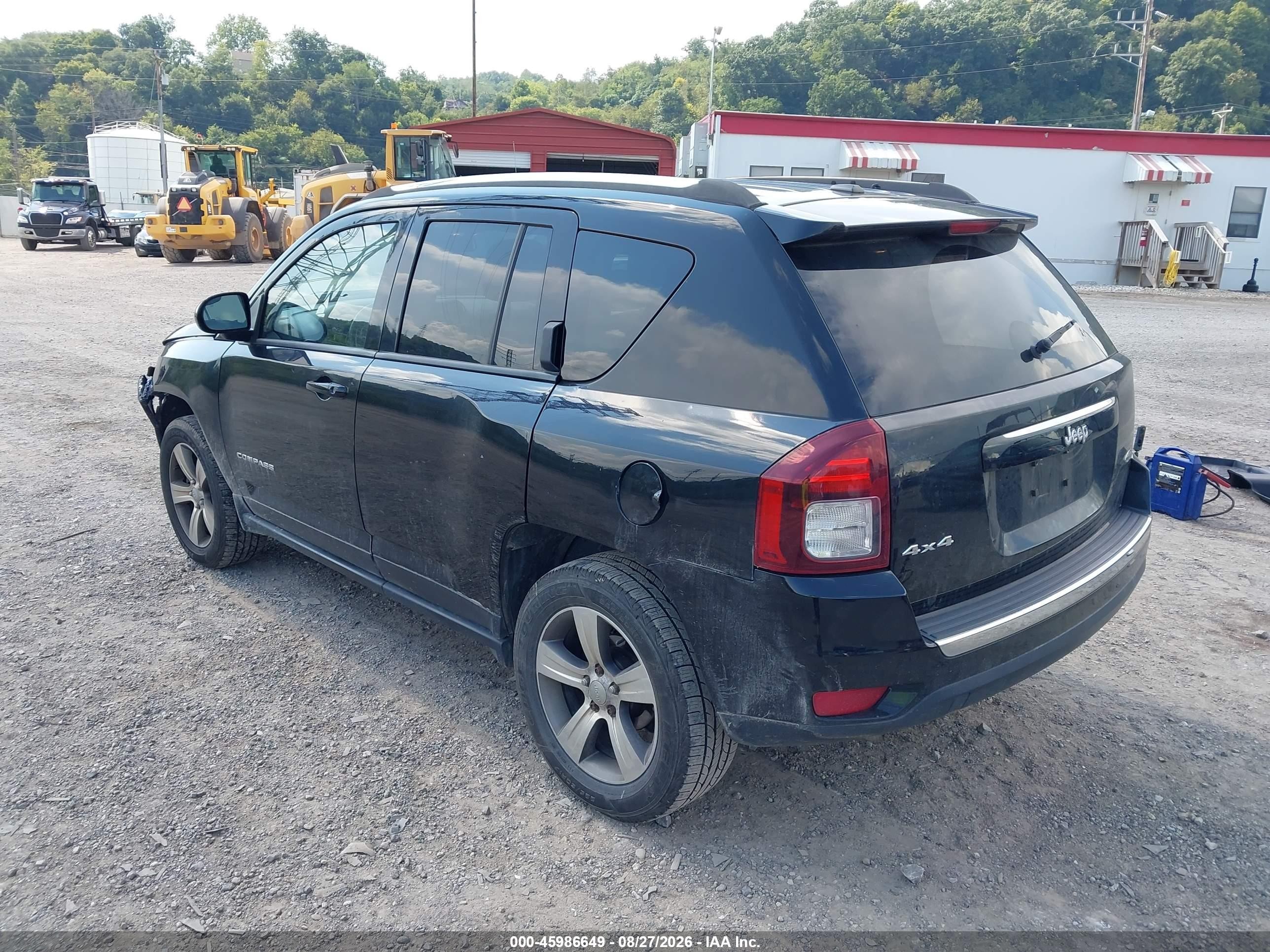 2016 Jeep Compass High Altitude Edition Black vin: 1C4NJDEB7GD769036
