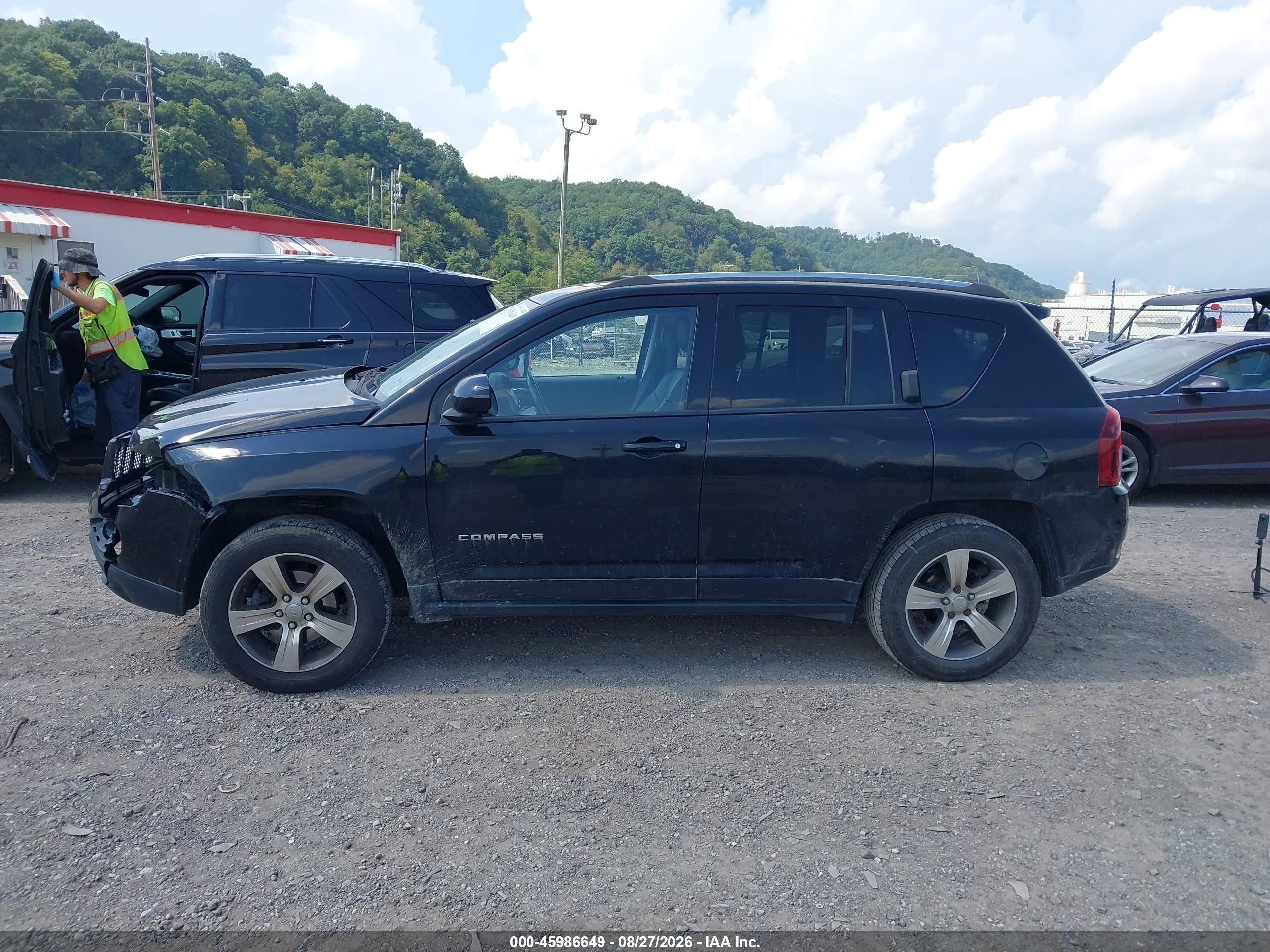 2016 Jeep Compass High Altitude Edition Black vin: 1C4NJDEB7GD769036
