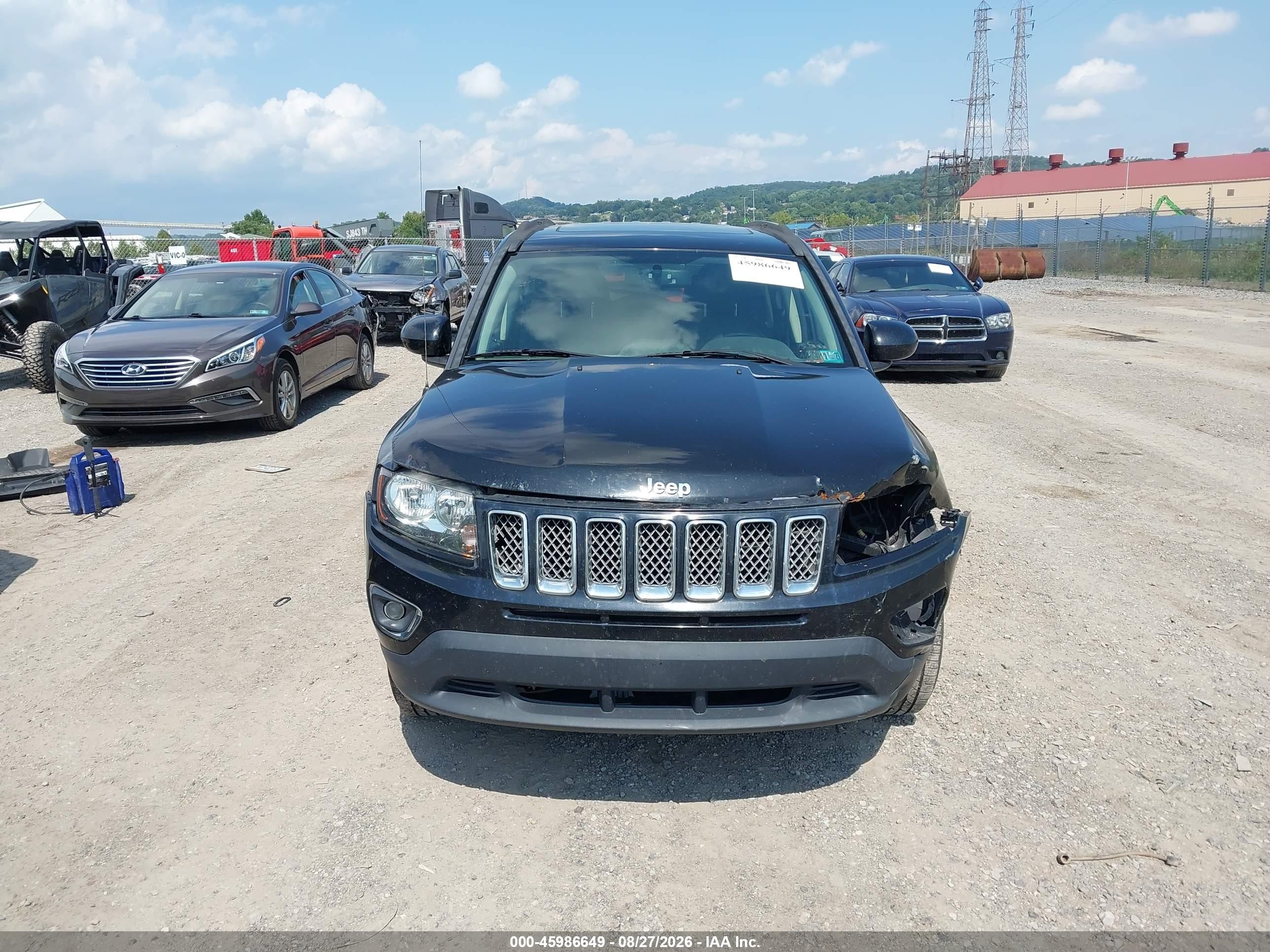 2016 Jeep Compass High Altitude Edition Black vin: 1C4NJDEB7GD769036
