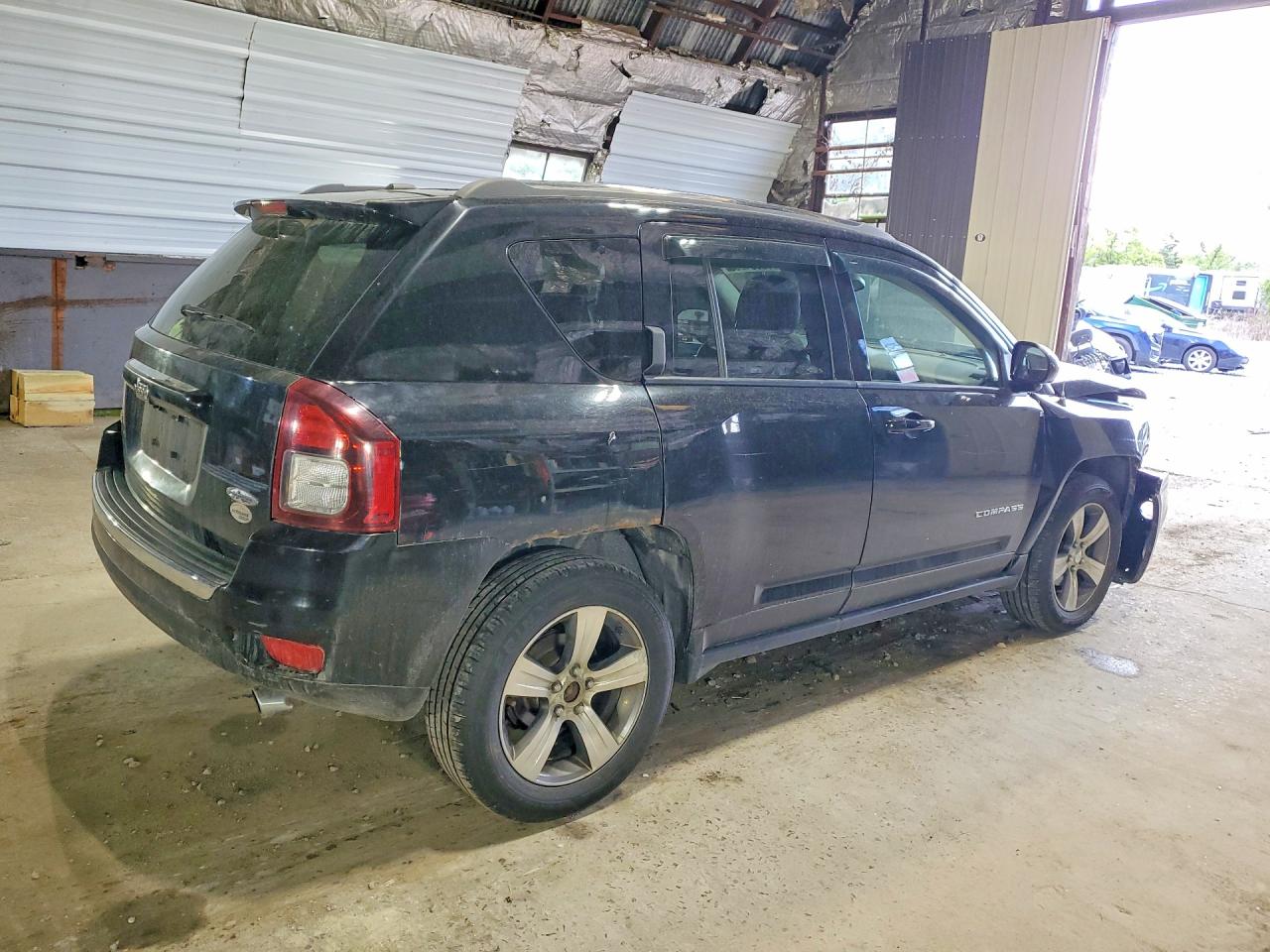 2016 Jeep Compass Latitude Black vin: 1C4NJDEB7GD793370