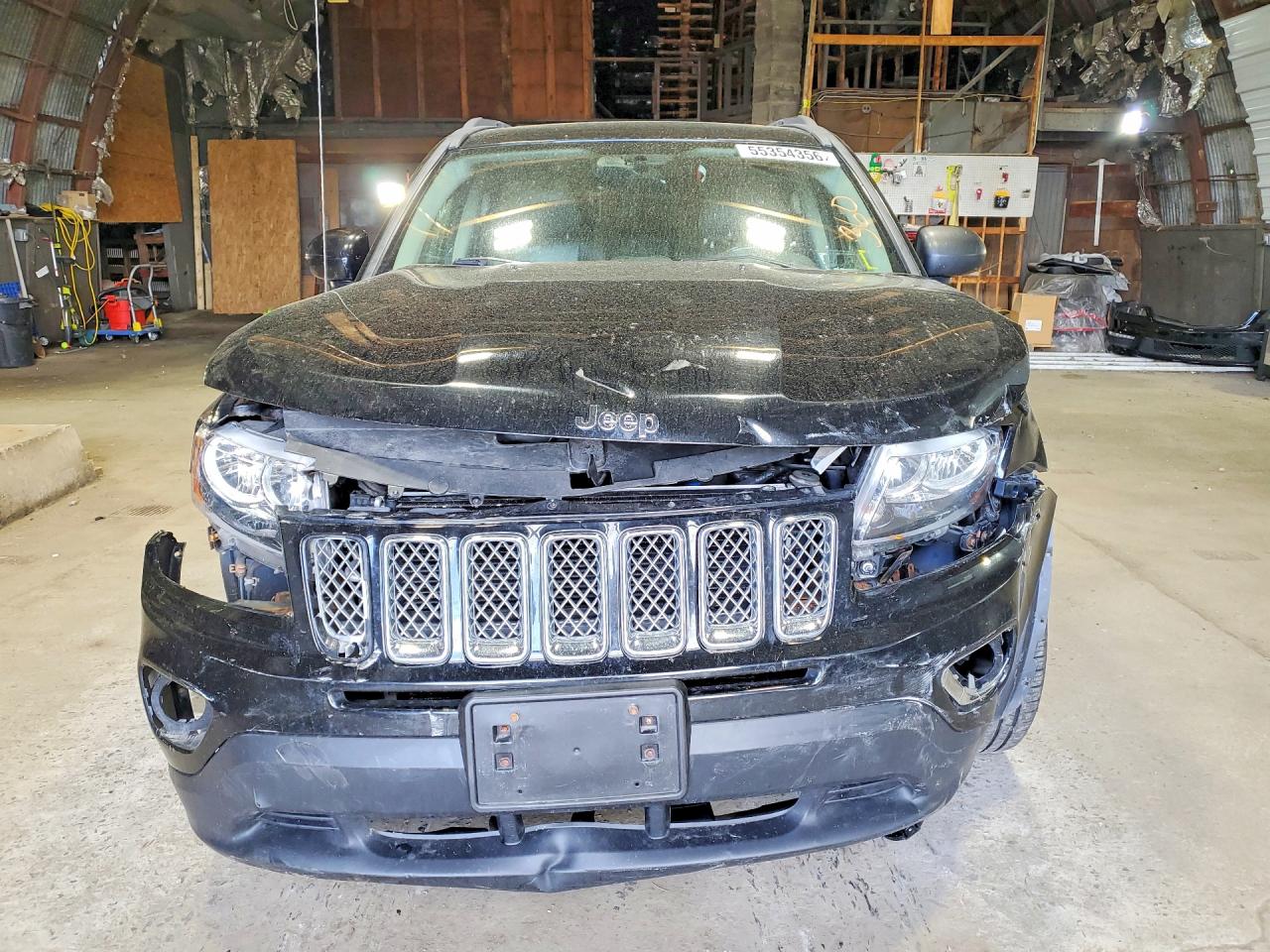 2016 Jeep Compass Latitude Black vin: 1C4NJDEB7GD793370