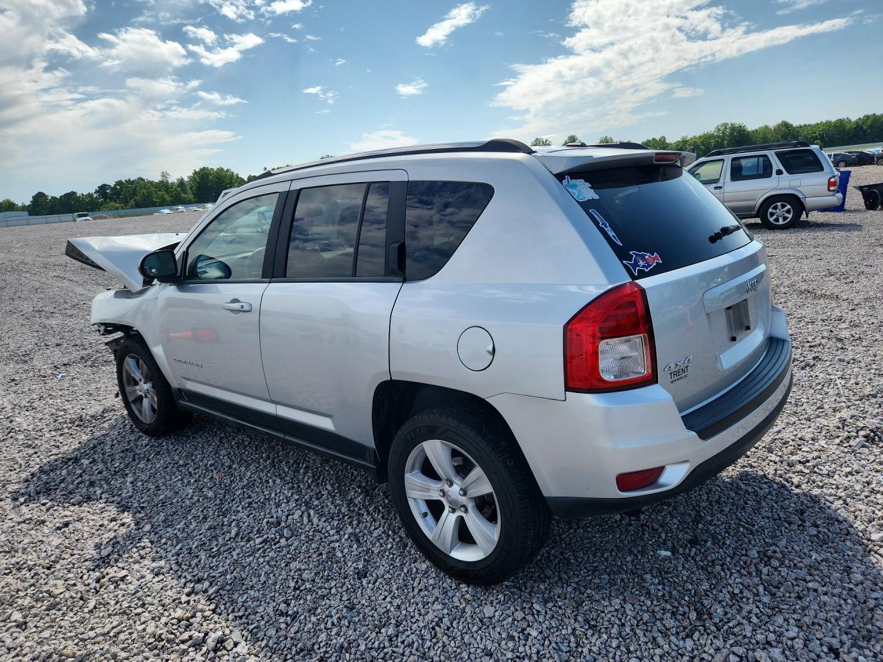 2012 Jeep Compass Latitude Silver vin: 1C4NJDEB8CD613520