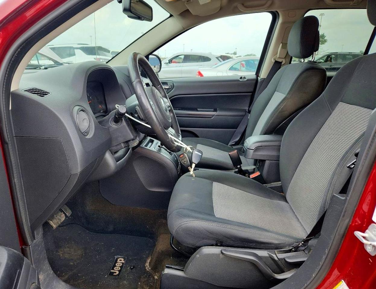 2013 Jeep Compass Latitude Красный vin: 1C4NJDEB8DD240402