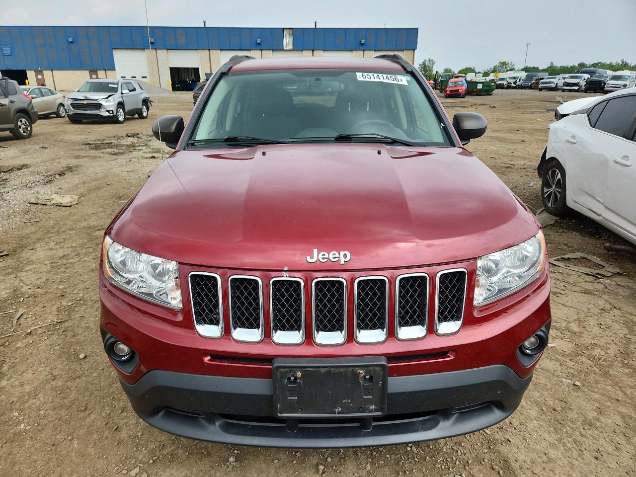 2013 Jeep Compass Latitude Красный vin: 1C4NJDEB8DD240402