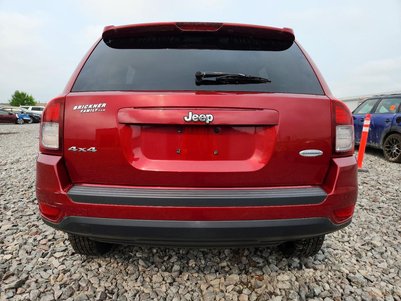 2014 Jeep Compass Latitude Burgundy vin: 1C4NJDEB8ED521696