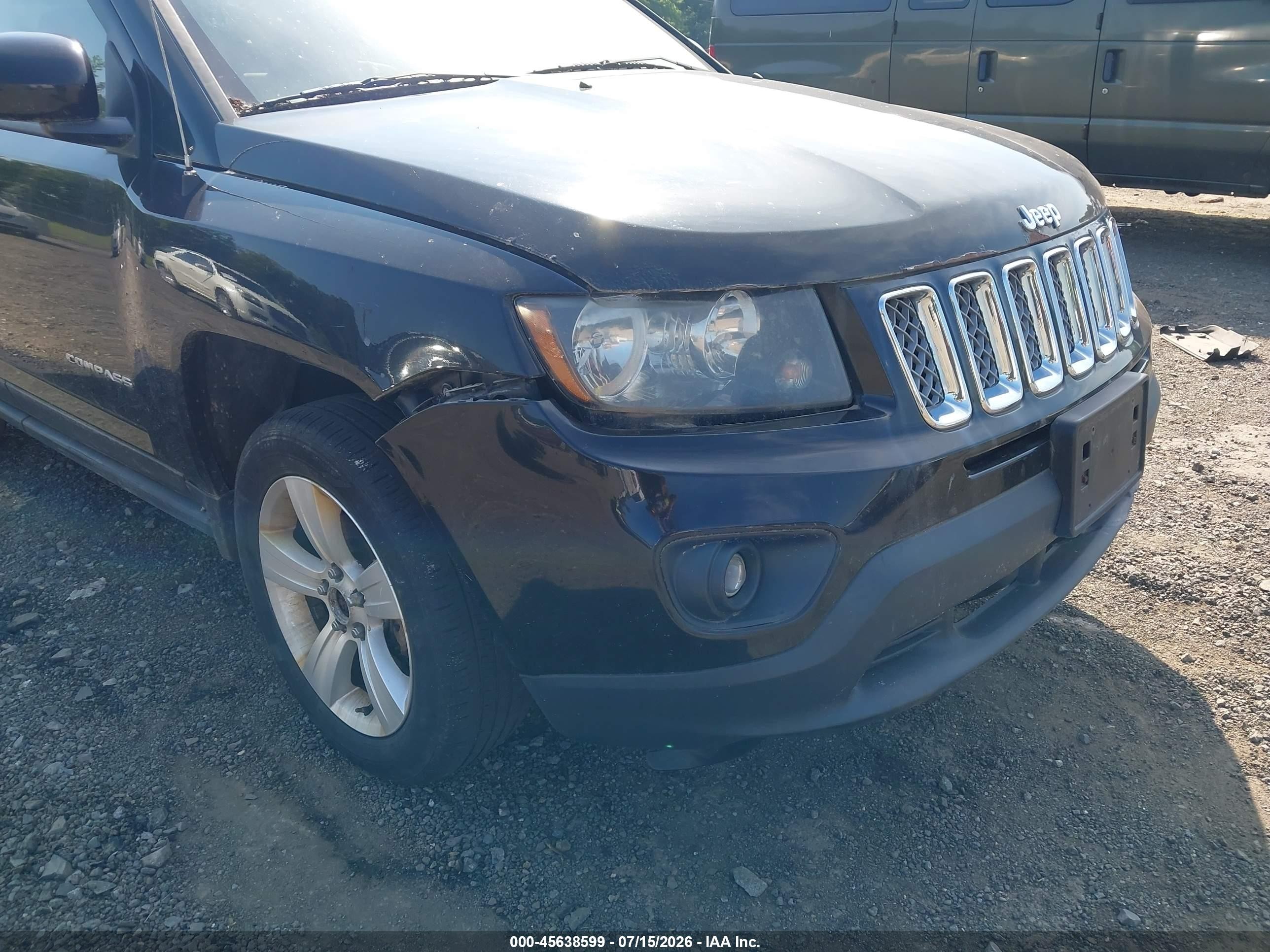2014 Jeep Compass Latitude Black vin: 1C4NJDEB8ED632944