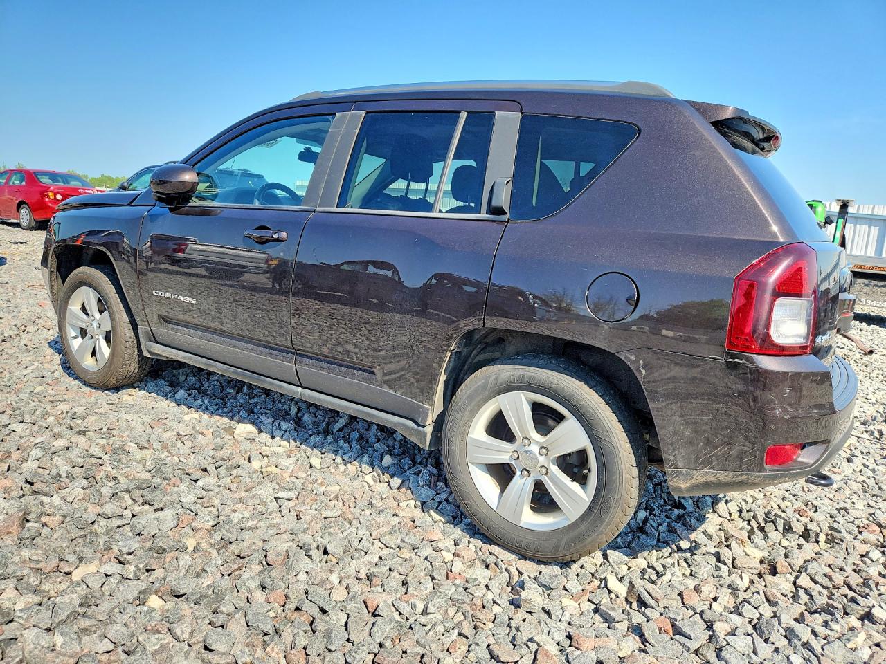 2014 Jeep Compass Latitude Brown vin: 1C4NJDEB8ED707030