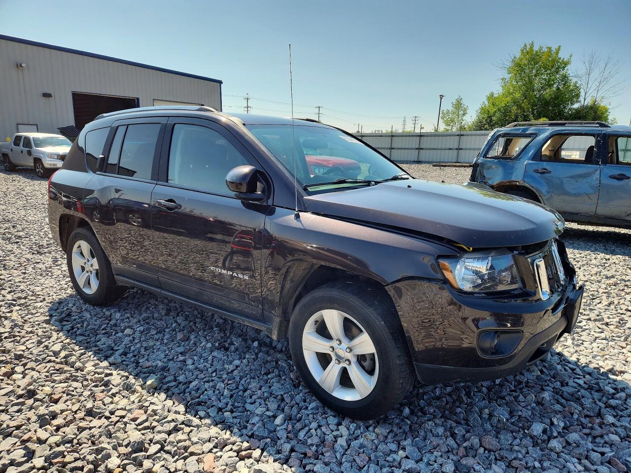 2014 Jeep Compass Latitude Brown vin: 1C4NJDEB8ED707030