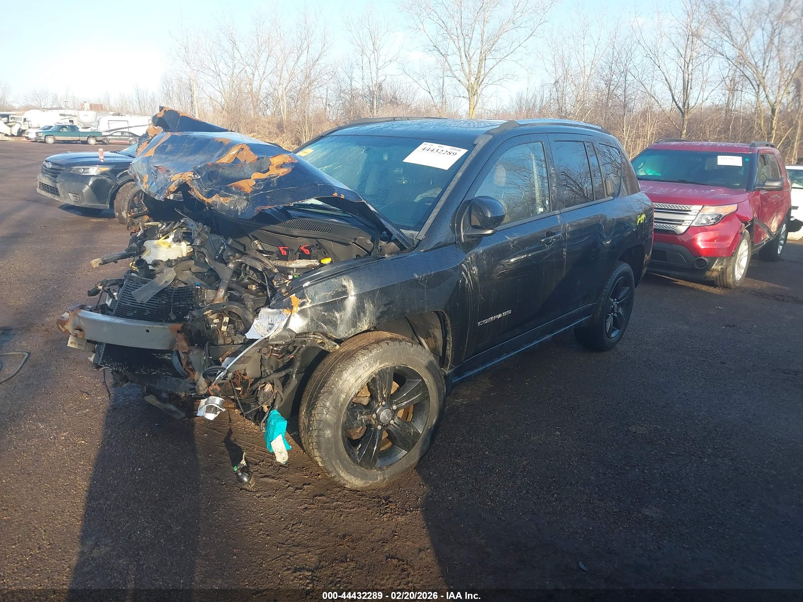 2015 Jeep Compass High Altitude Edition Black vin: 1C4NJDEB8FD425567