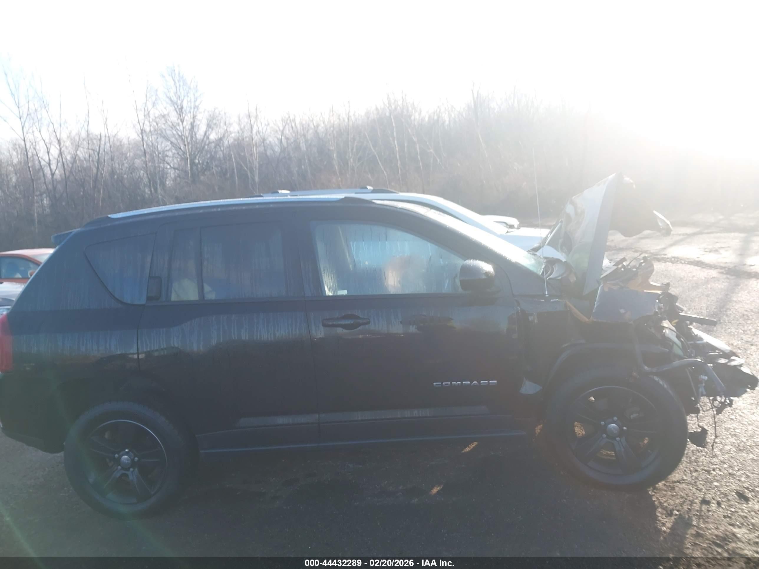 2015 Jeep Compass High Altitude Edition Black vin: 1C4NJDEB8FD425567