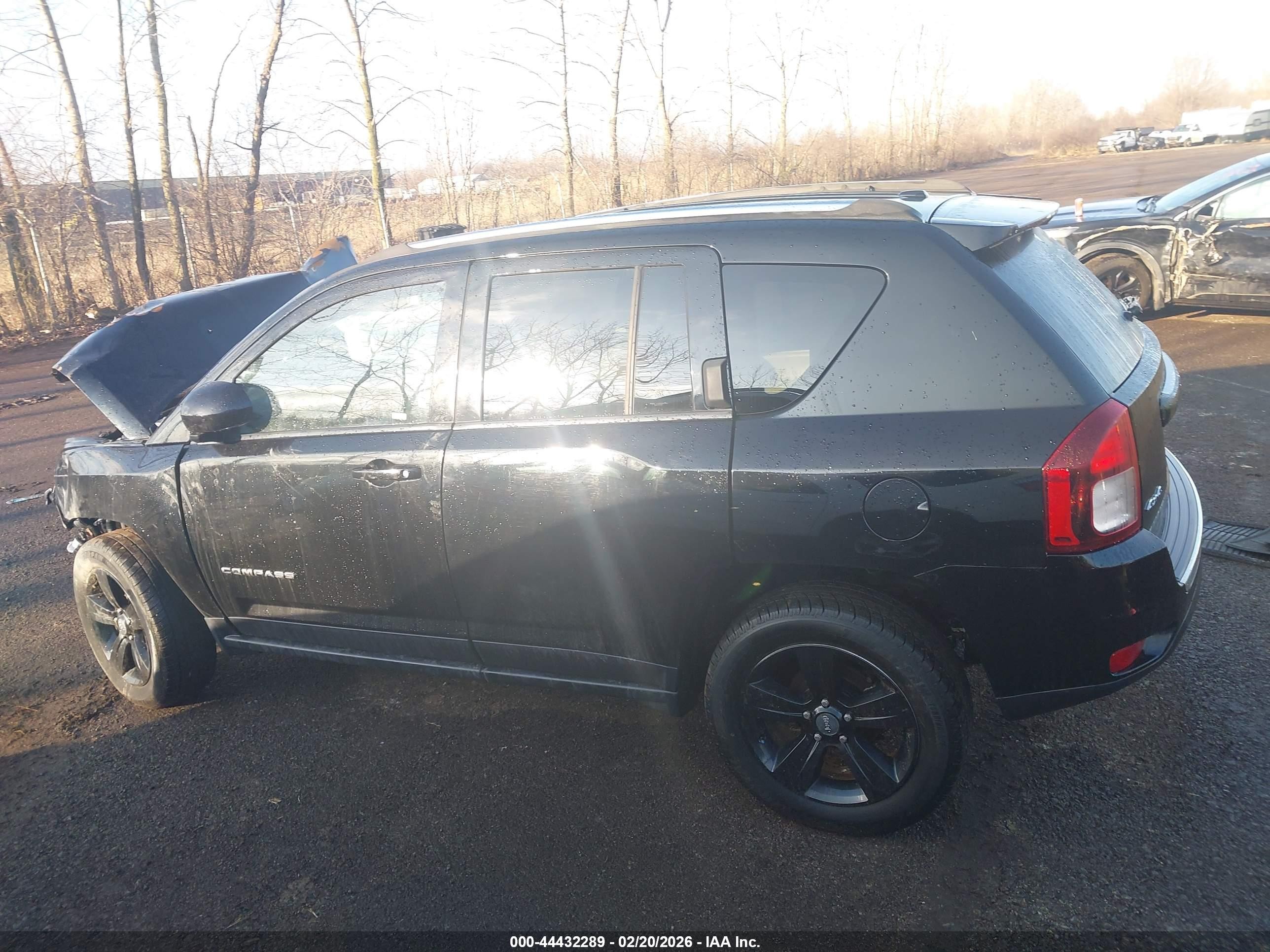 2015 Jeep Compass High Altitude Edition Black vin: 1C4NJDEB8FD425567