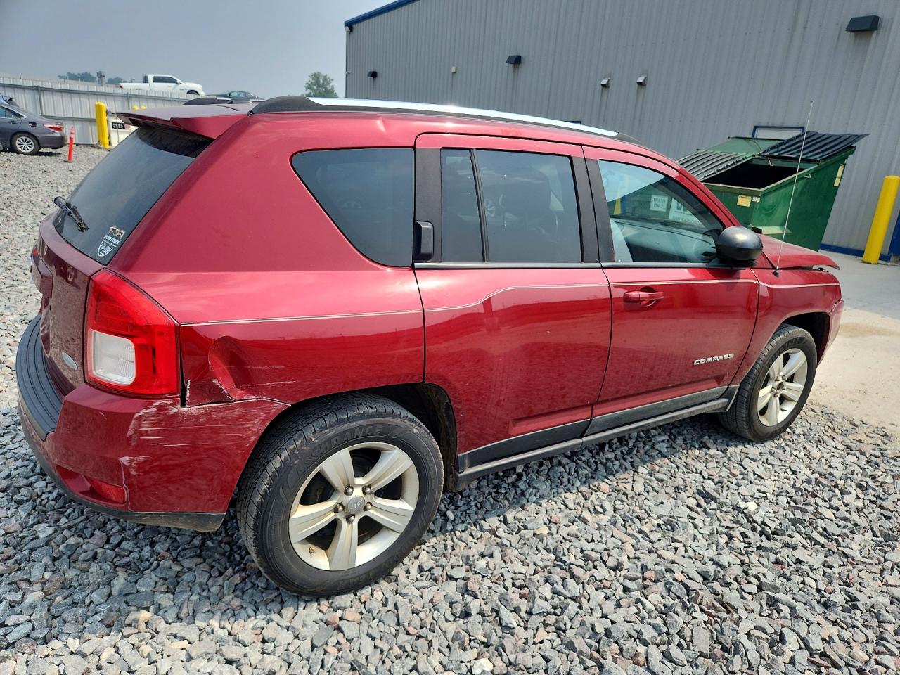 2012 Jeep Compass Latitude Red vin: 1C4NJDEB9CD524684