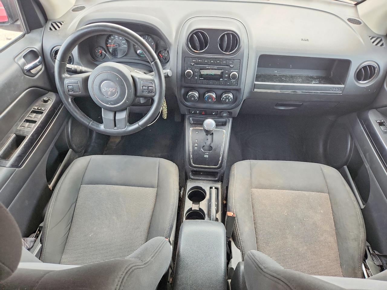 2012 Jeep Compass Latitude Red vin: 1C4NJDEB9CD524684