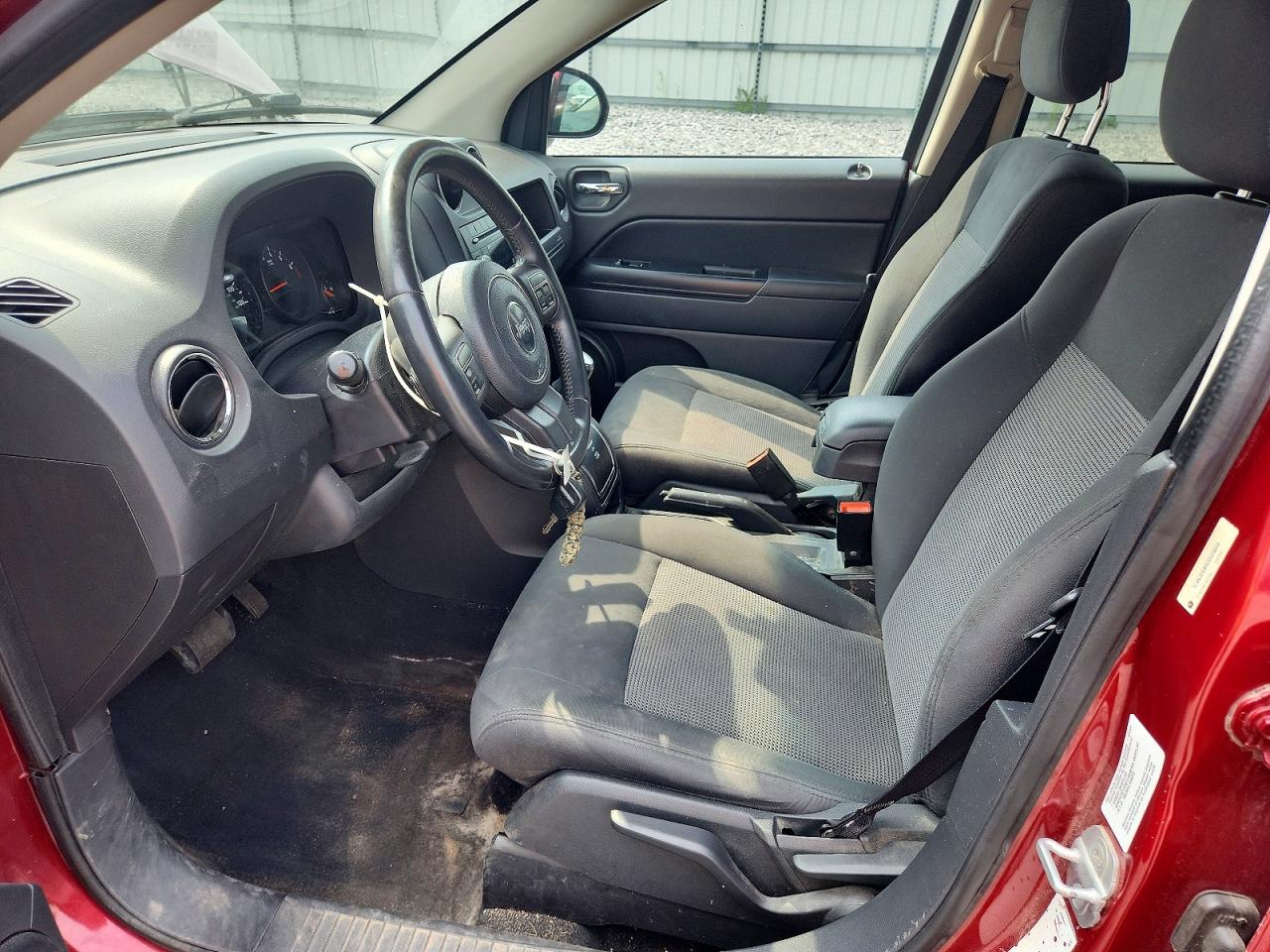 2012 Jeep Compass Latitude Red vin: 1C4NJDEB9CD524684