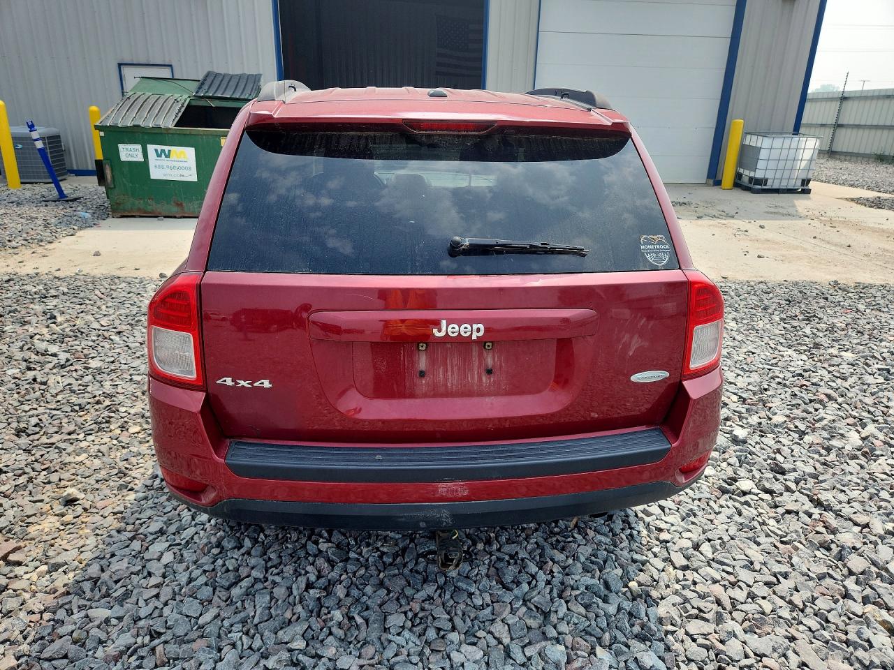2012 Jeep Compass Latitude Red vin: 1C4NJDEB9CD524684
