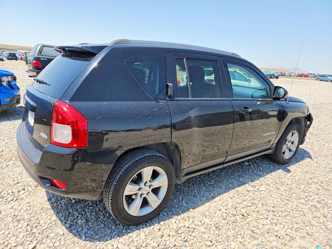 2012 Jeep Compass Latitude Black vin: 1C4NJDEB9CD559306