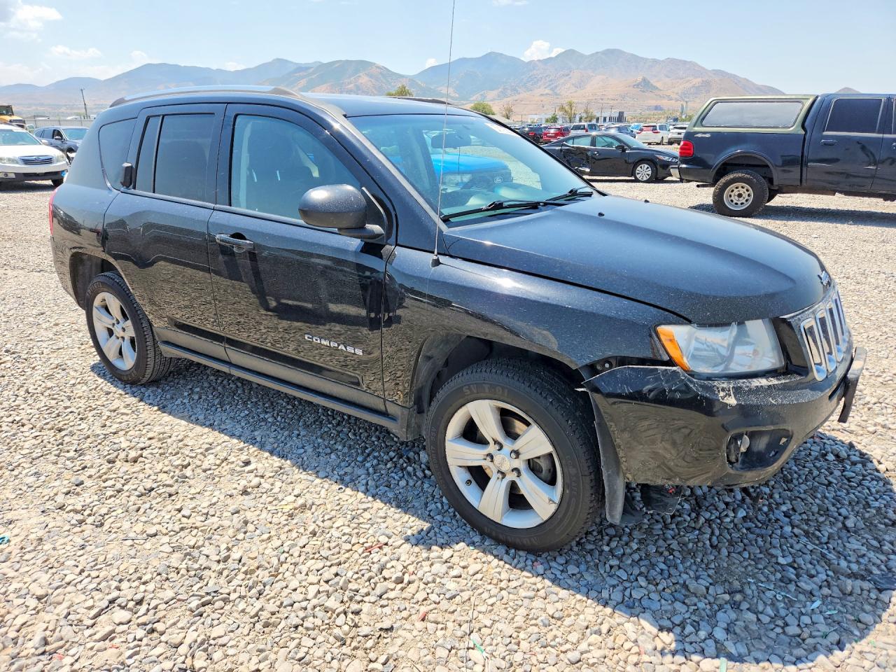 2012 Jeep Compass Latitude Black vin: 1C4NJDEB9CD559306