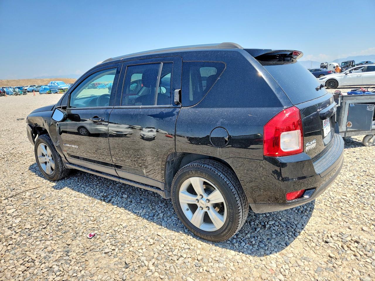 2012 Jeep Compass Latitude Black vin: 1C4NJDEB9CD559306