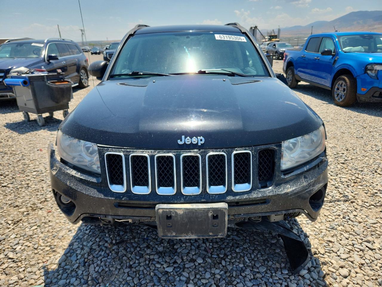 2012 Jeep Compass Latitude Black vin: 1C4NJDEB9CD559306