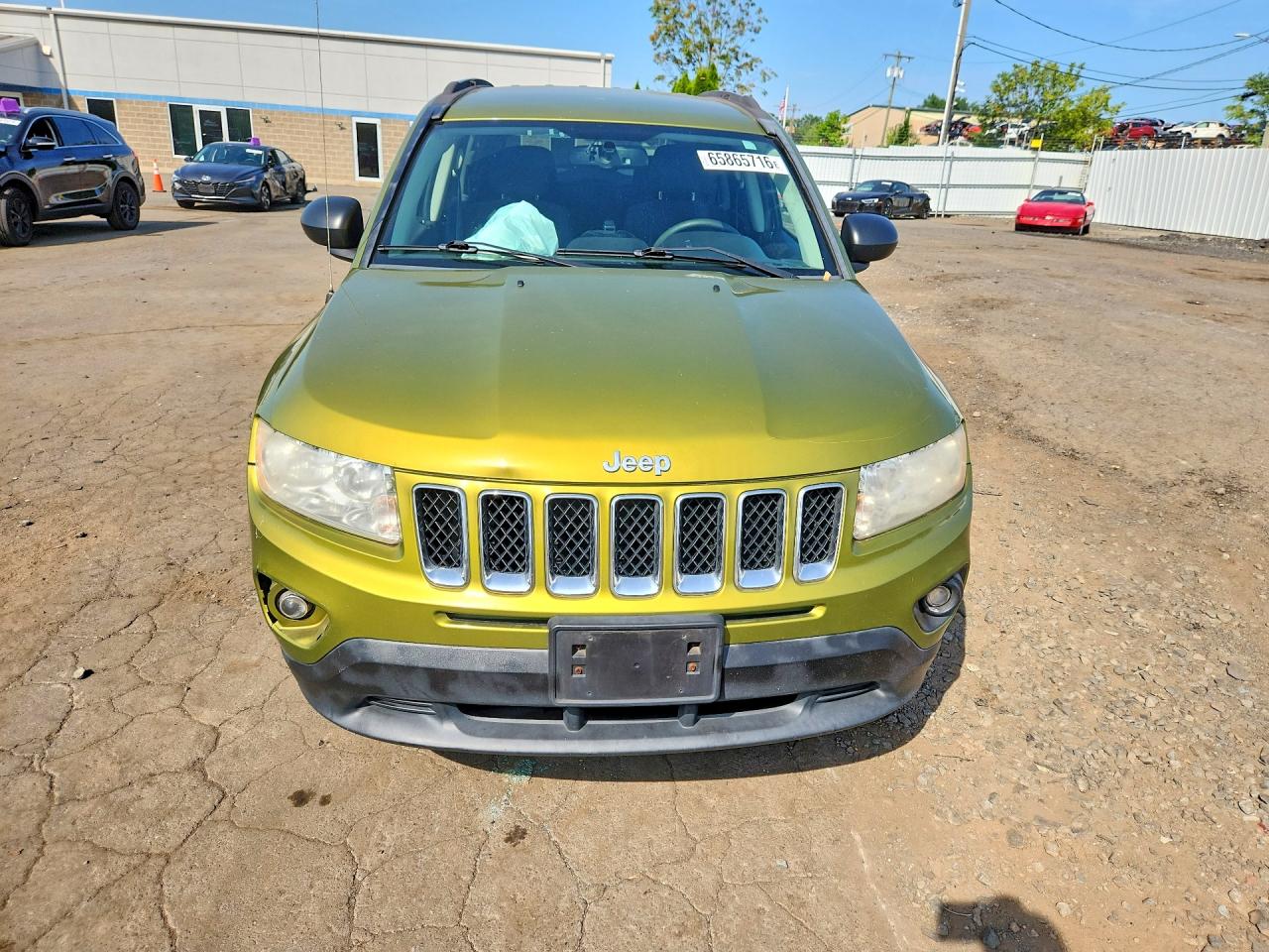 2012 Jeep Compass Latitude Green vin: 1C4NJDEB9CD572525