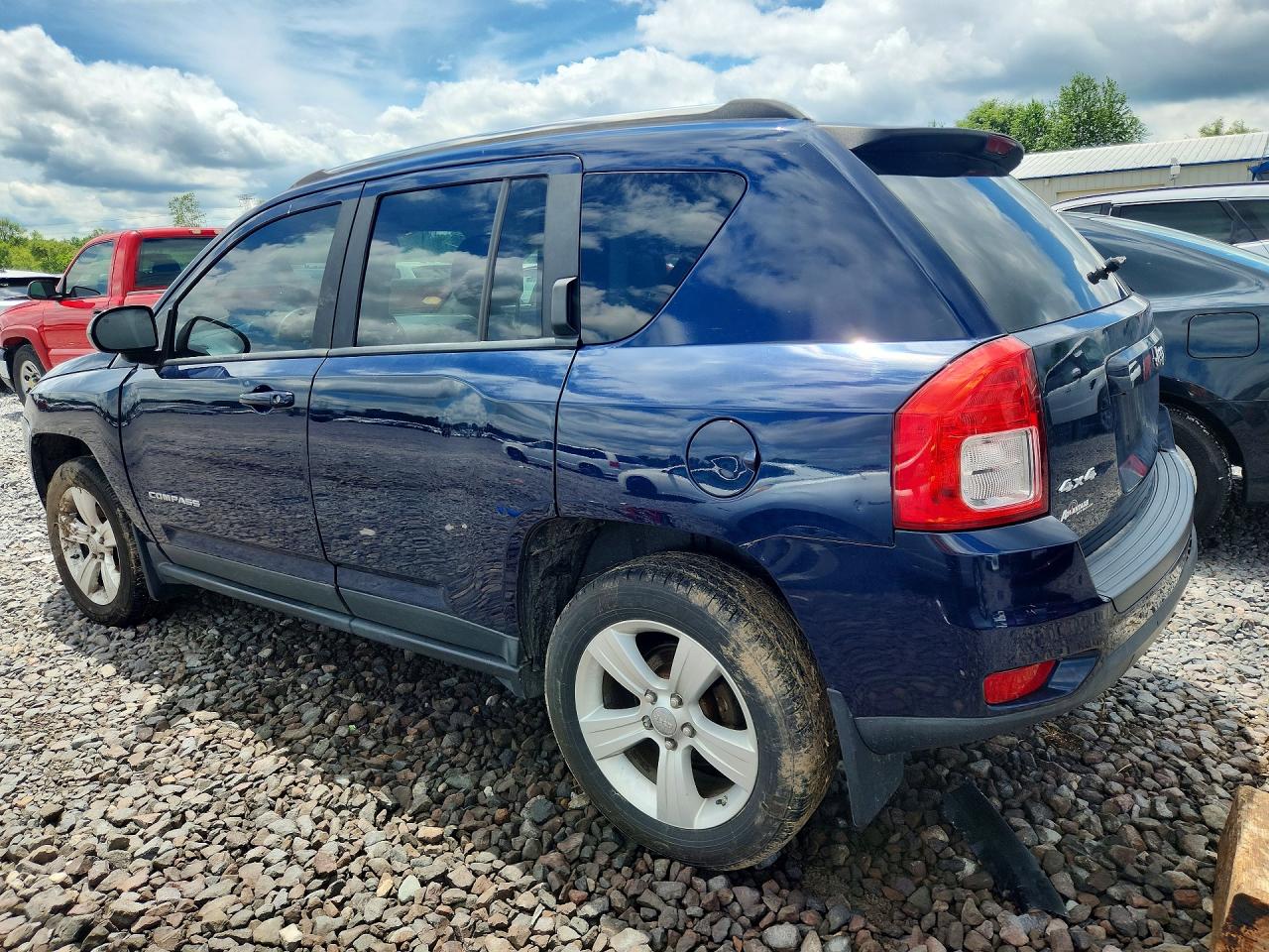 2012 Jeep Compass Latitude Синий vin: 1C4NJDEB9CD577627