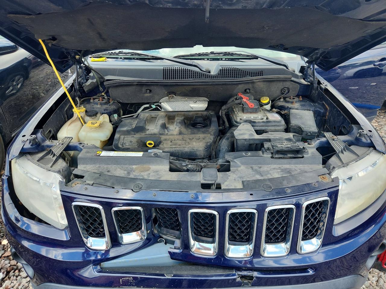 2012 Jeep Compass Latitude Синий vin: 1C4NJDEB9CD577627