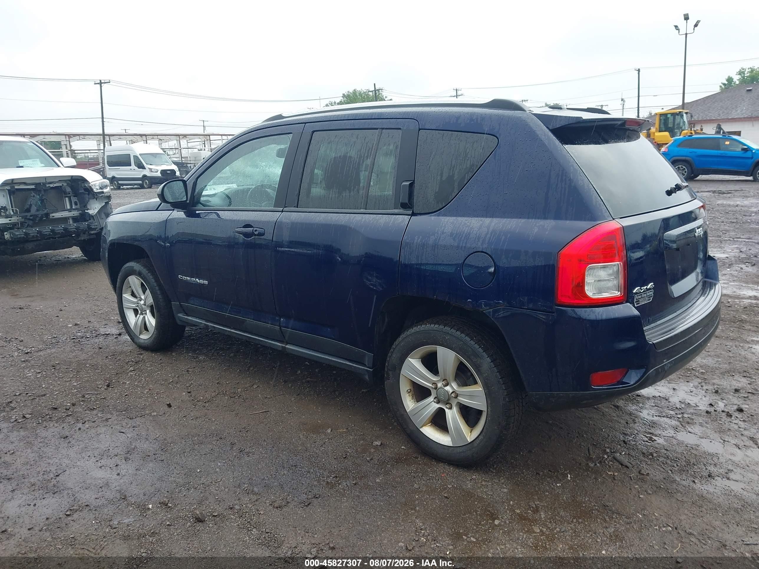 2012 Jeep Compass Latitude Dark Blue vin: 1C4NJDEB9CD588191