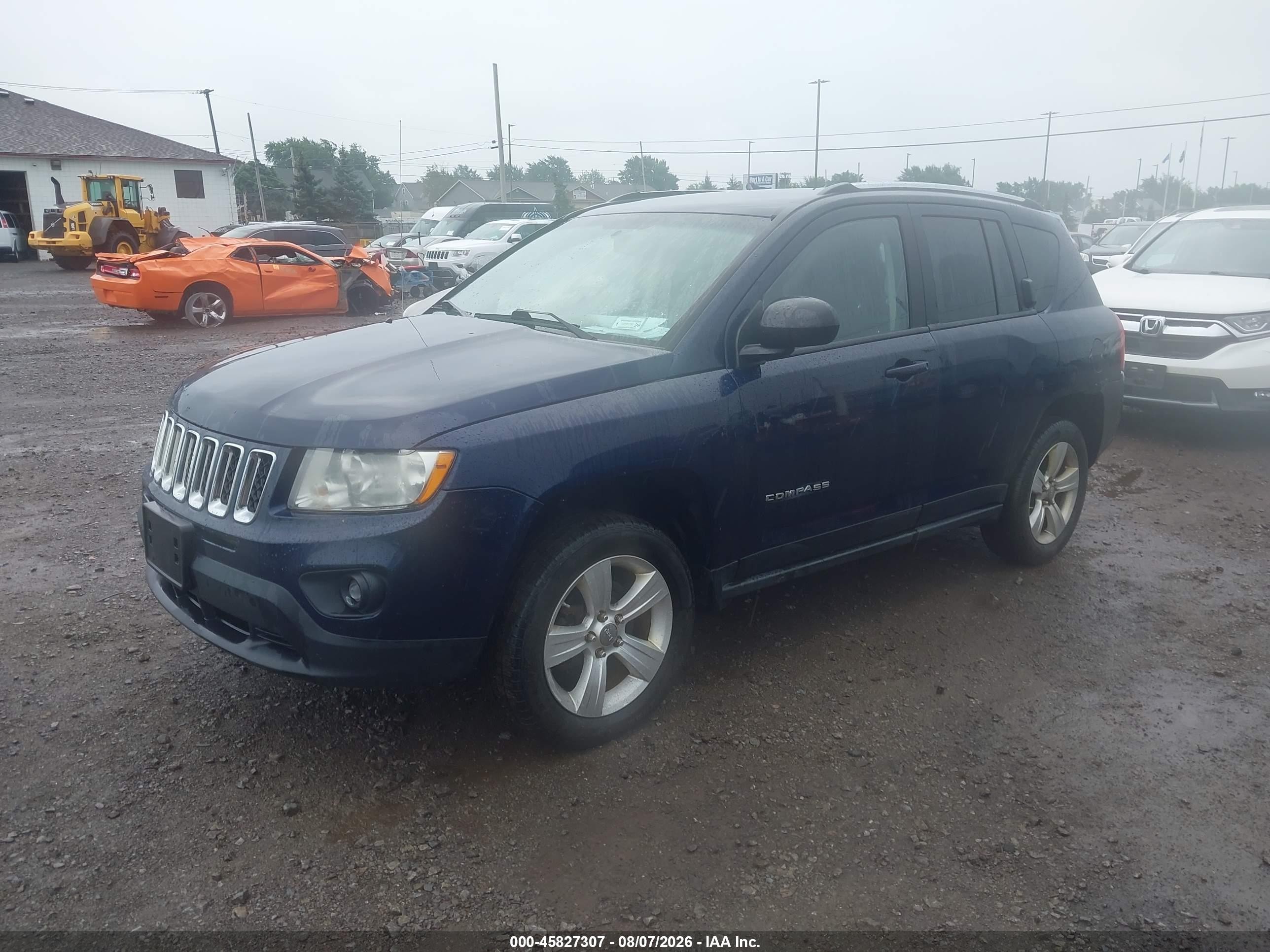 2012 Jeep Compass Latitude Dark Blue vin: 1C4NJDEB9CD588191