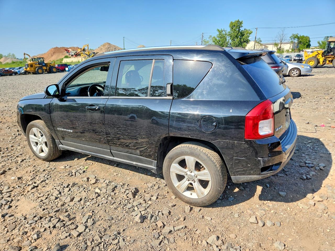 2012 Jeep Compass Latitude Черный vin: 1C4NJDEB9CD676593