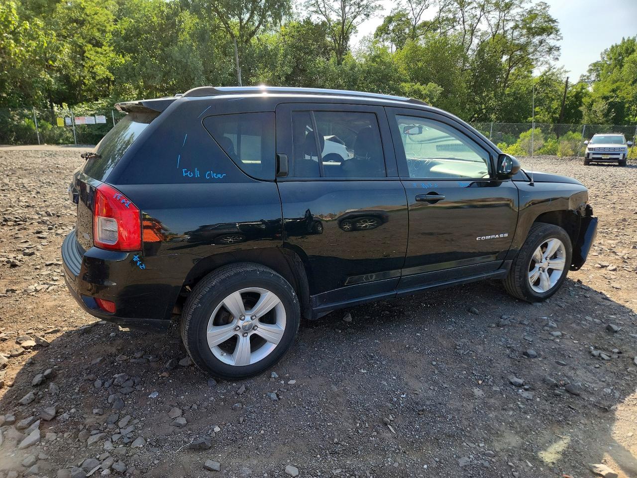 2012 Jeep Compass Latitude Черный vin: 1C4NJDEB9CD676593