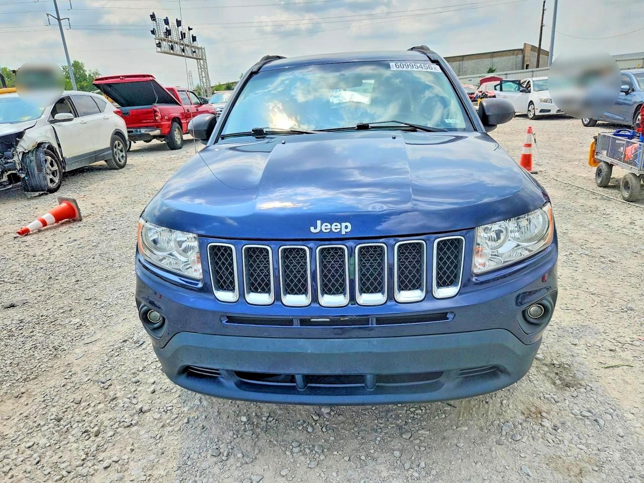 2013 Jeep Compass Latitude Синий vin: 1C4NJDEB9DD158484