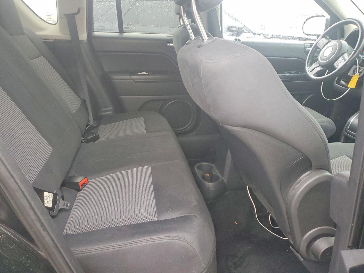 2013 Jeep Compass Latitude Black vin: 1C4NJDEB9DD207800