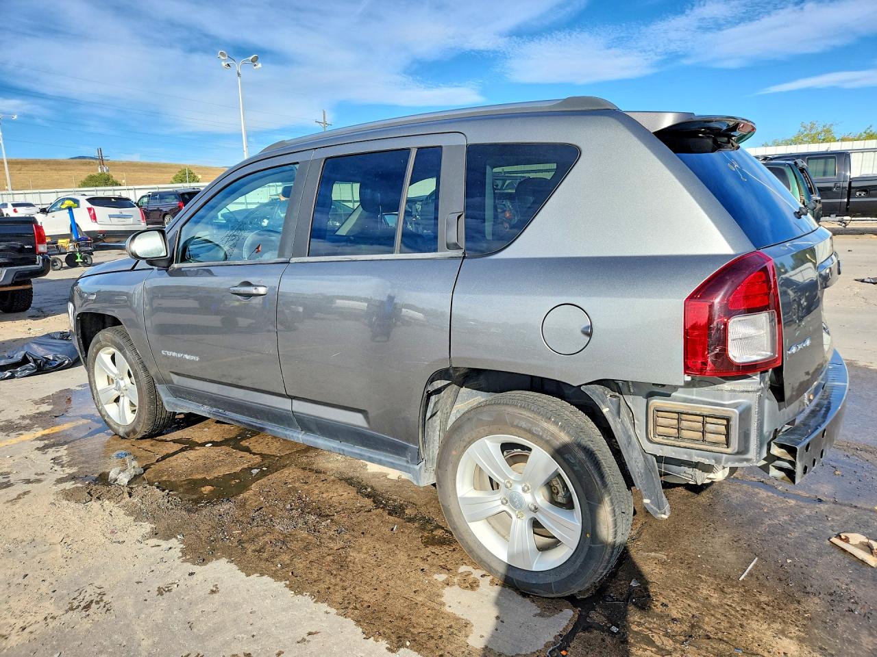 2014 Jeep Compass Latitude Серый vin: 1C4NJDEB9ED546834