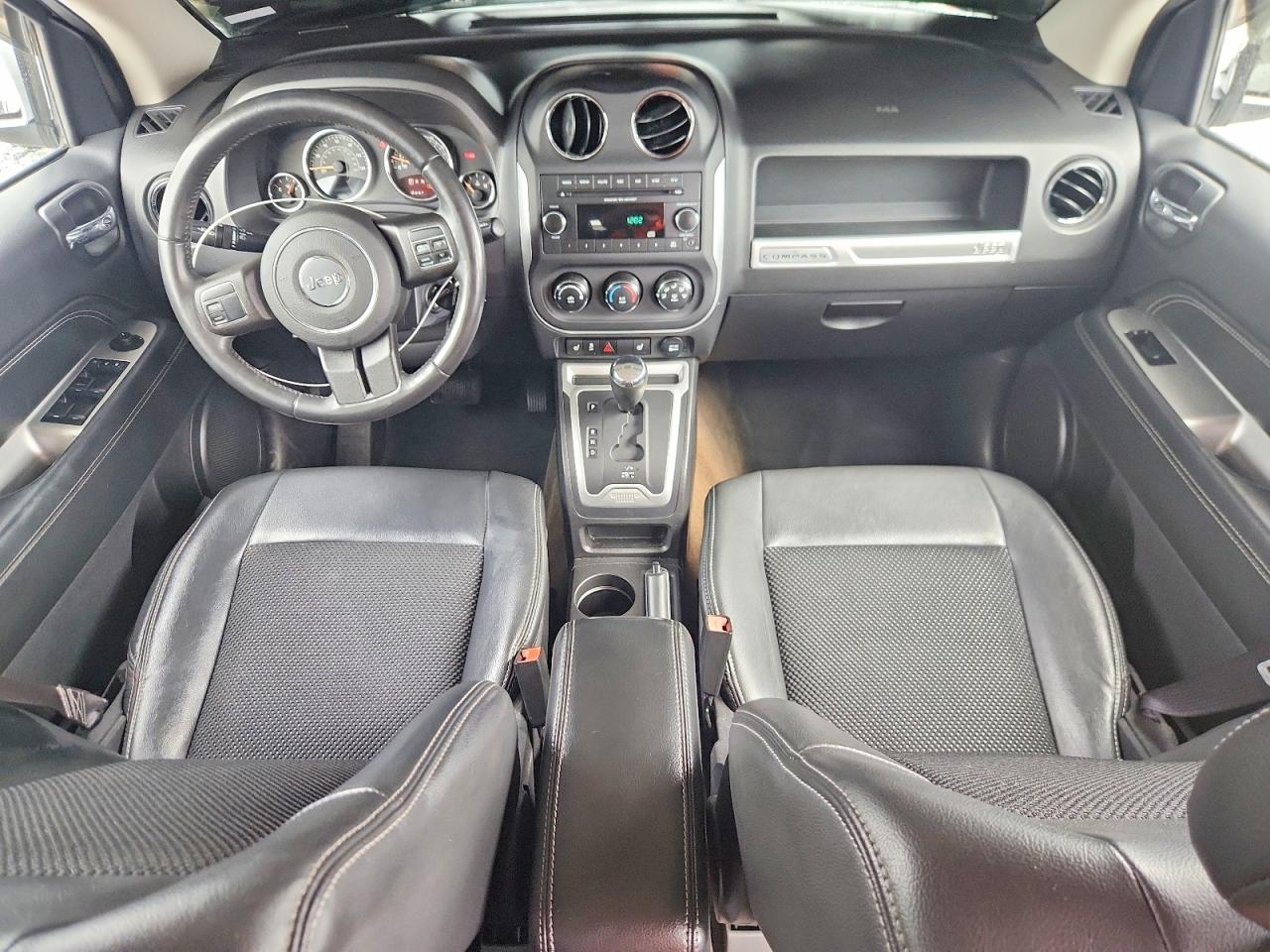 2014 Jeep Compass Latitude White vin: 1C4NJDEB9ED696331