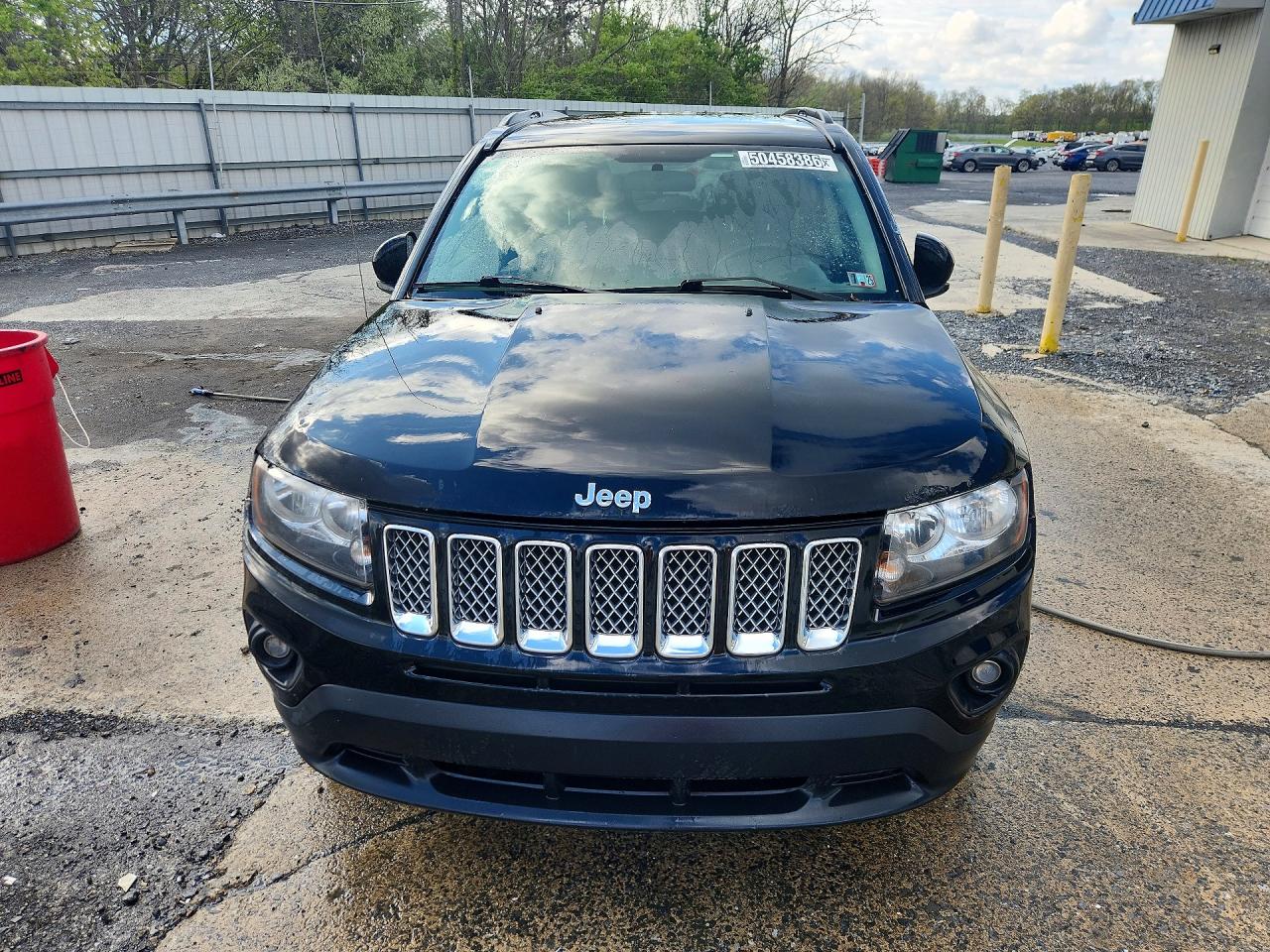 2014 Jeep Compass Latitude Black vin: 1C4NJDEB9ED817052