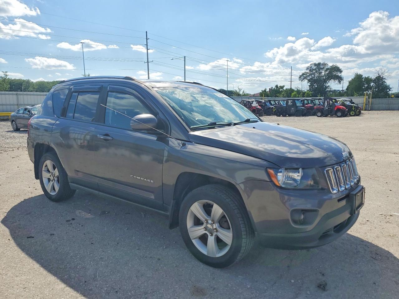 2014 Jeep Compass Latitude Серый vin: 1C4NJDEB9ED822624