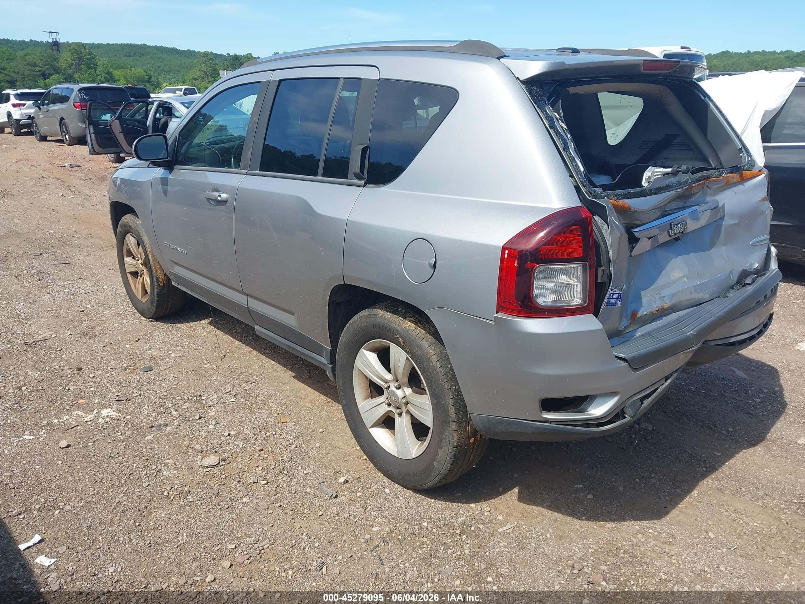 2014 Jeep Compass Latitude Серый vin: 1C4NJDEB9ED824938