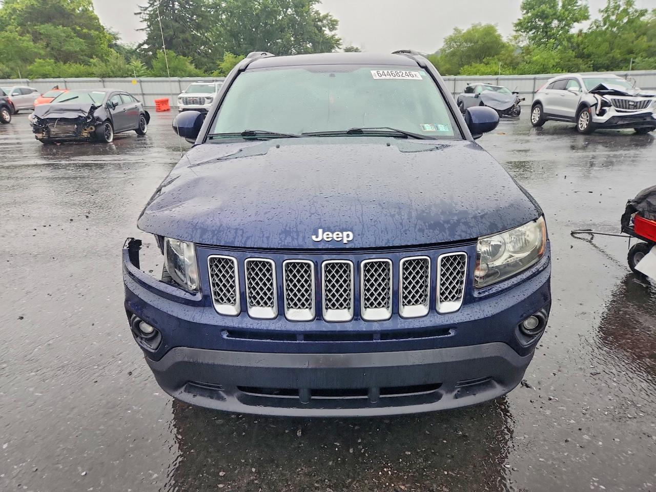 2014 Jeep Compass Latitude Blue vin: 1C4NJDEB9ED848057