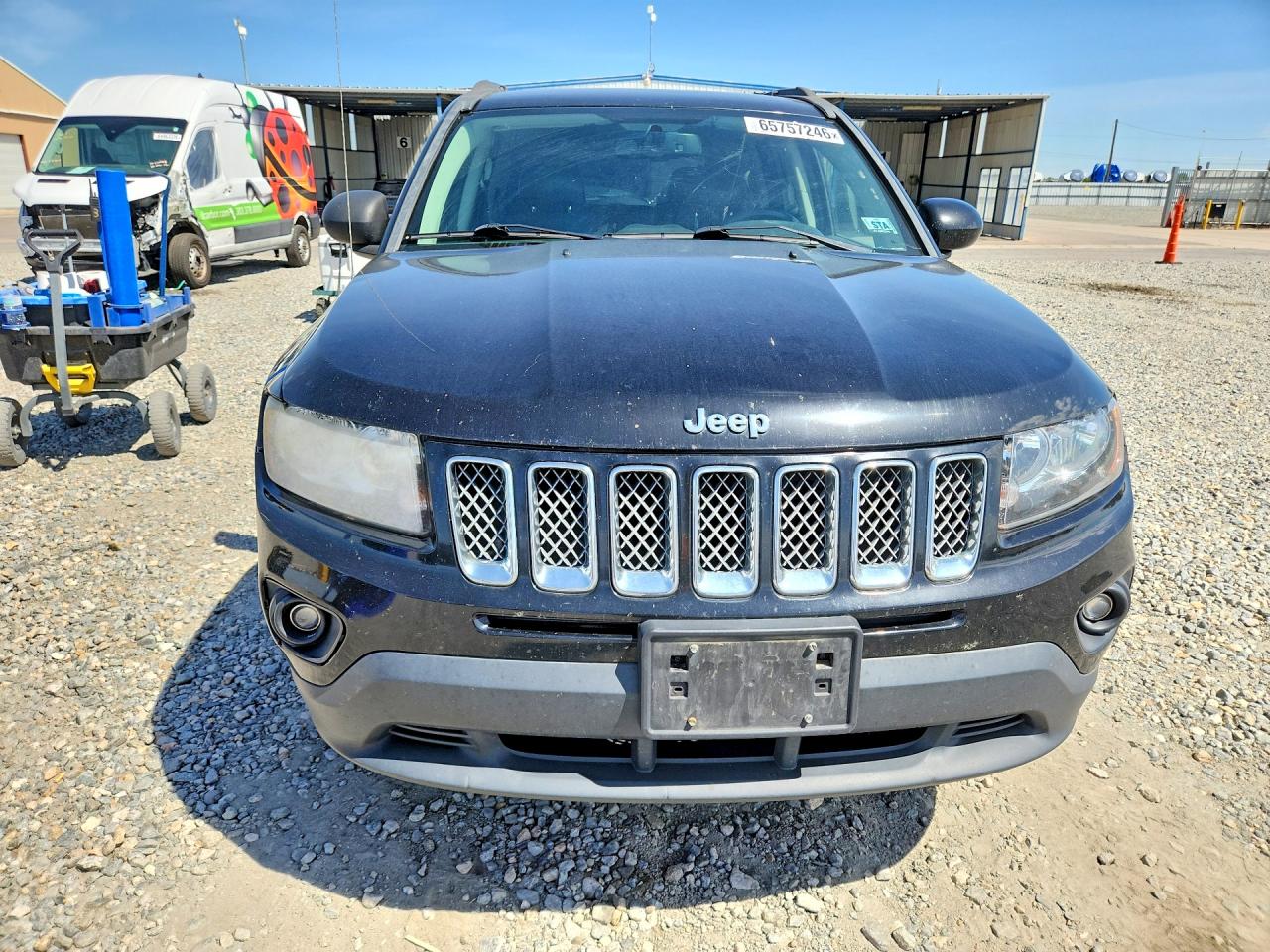 2015 Jeep Compass Latitude Black vin: 1C4NJDEB9FD163090