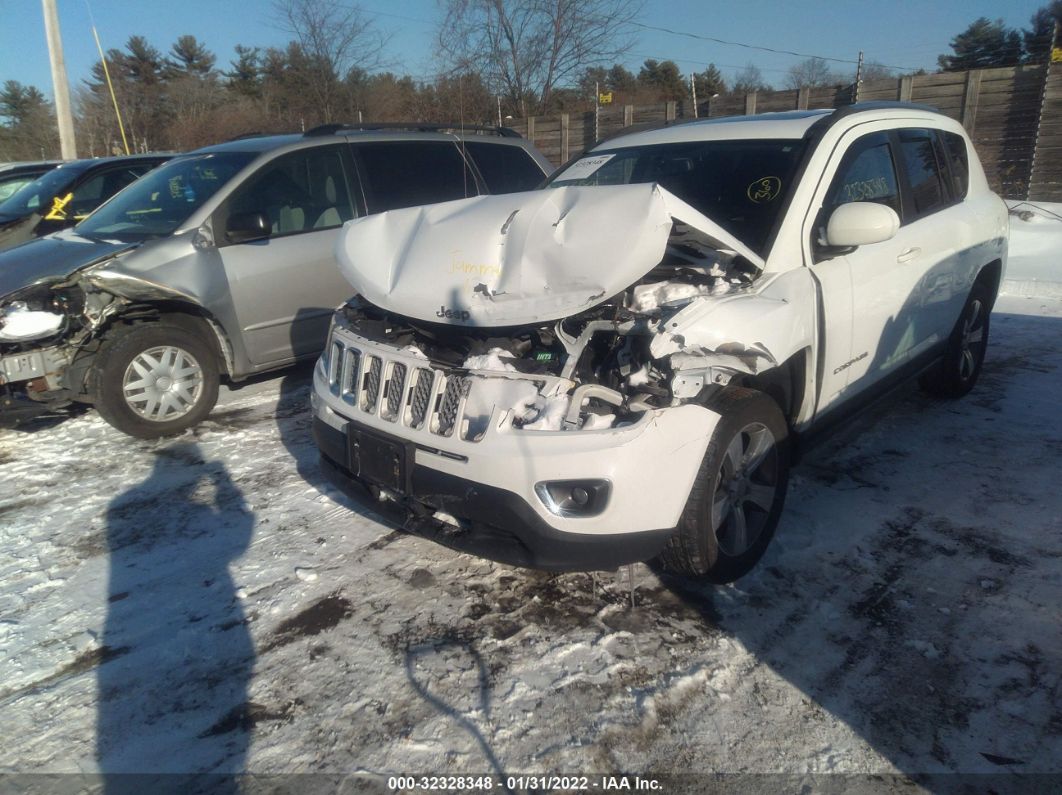 2017 Jeep Compass High Altitude White vin: 1C4NJDEB9HD139309