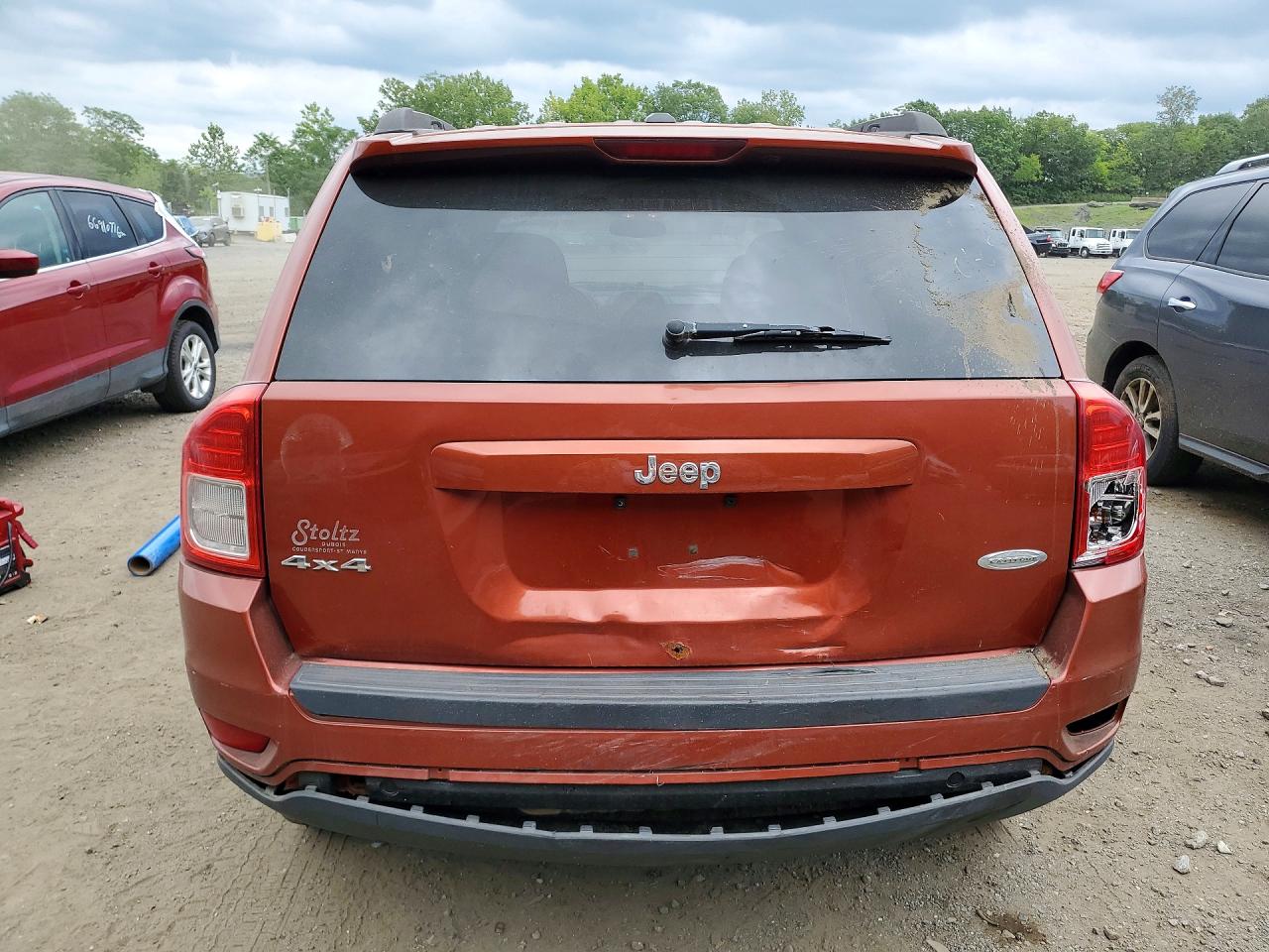 2012 Jeep Compass Latitude Orange vin: 1C4NJDEBXCD603281