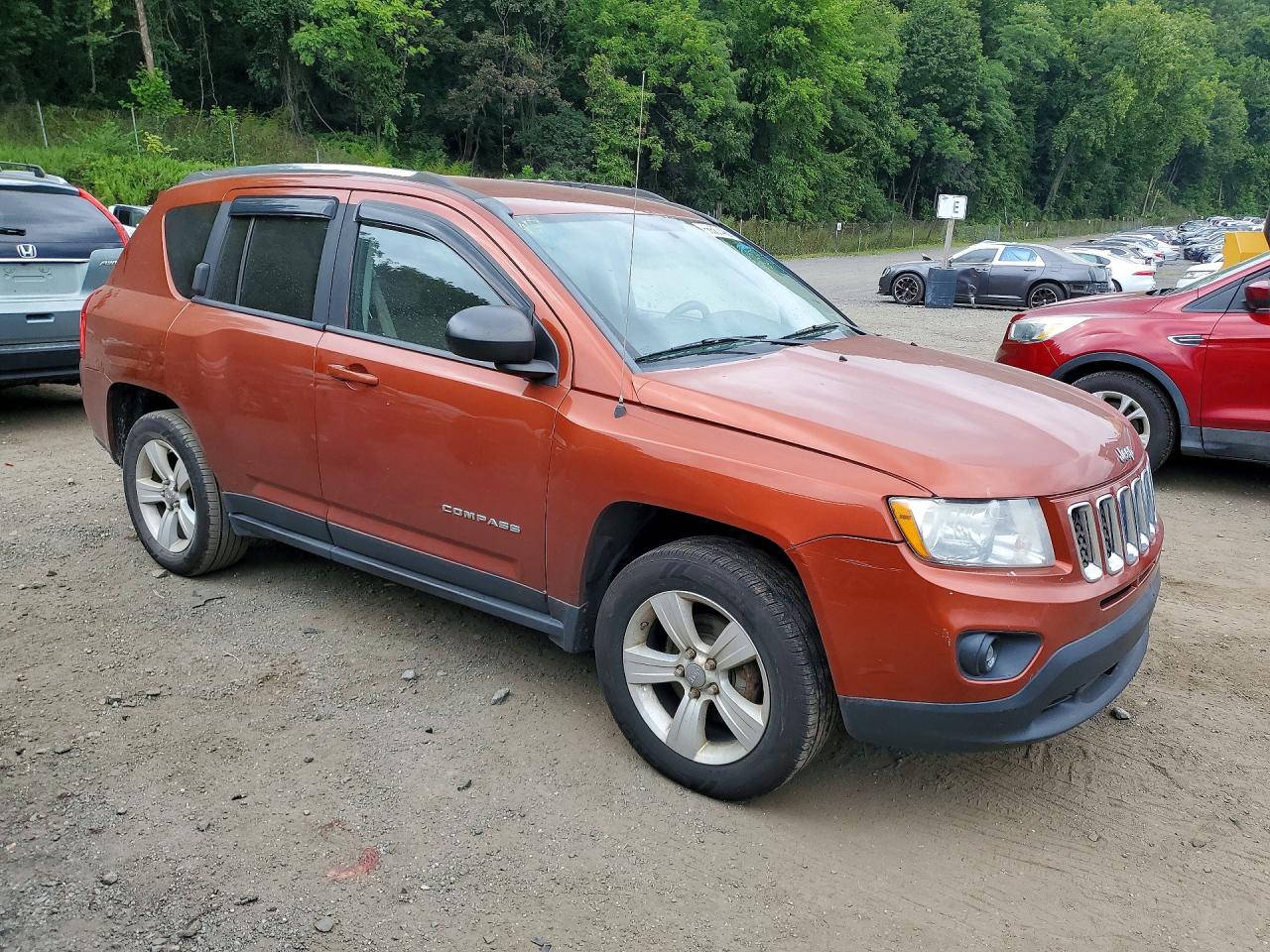 2012 Jeep Compass Latitude Orange vin: 1C4NJDEBXCD603281